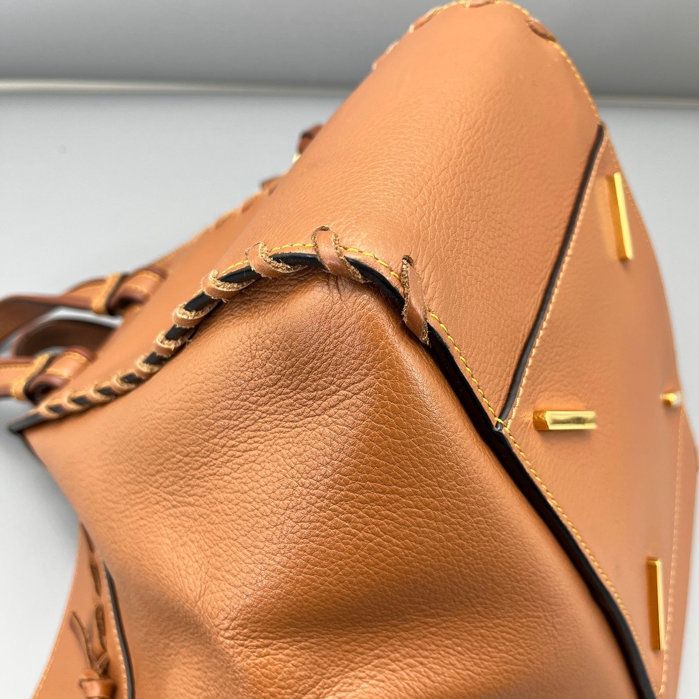 LOEWE - Hammock Bag - Grained leather - Brown - (medium)