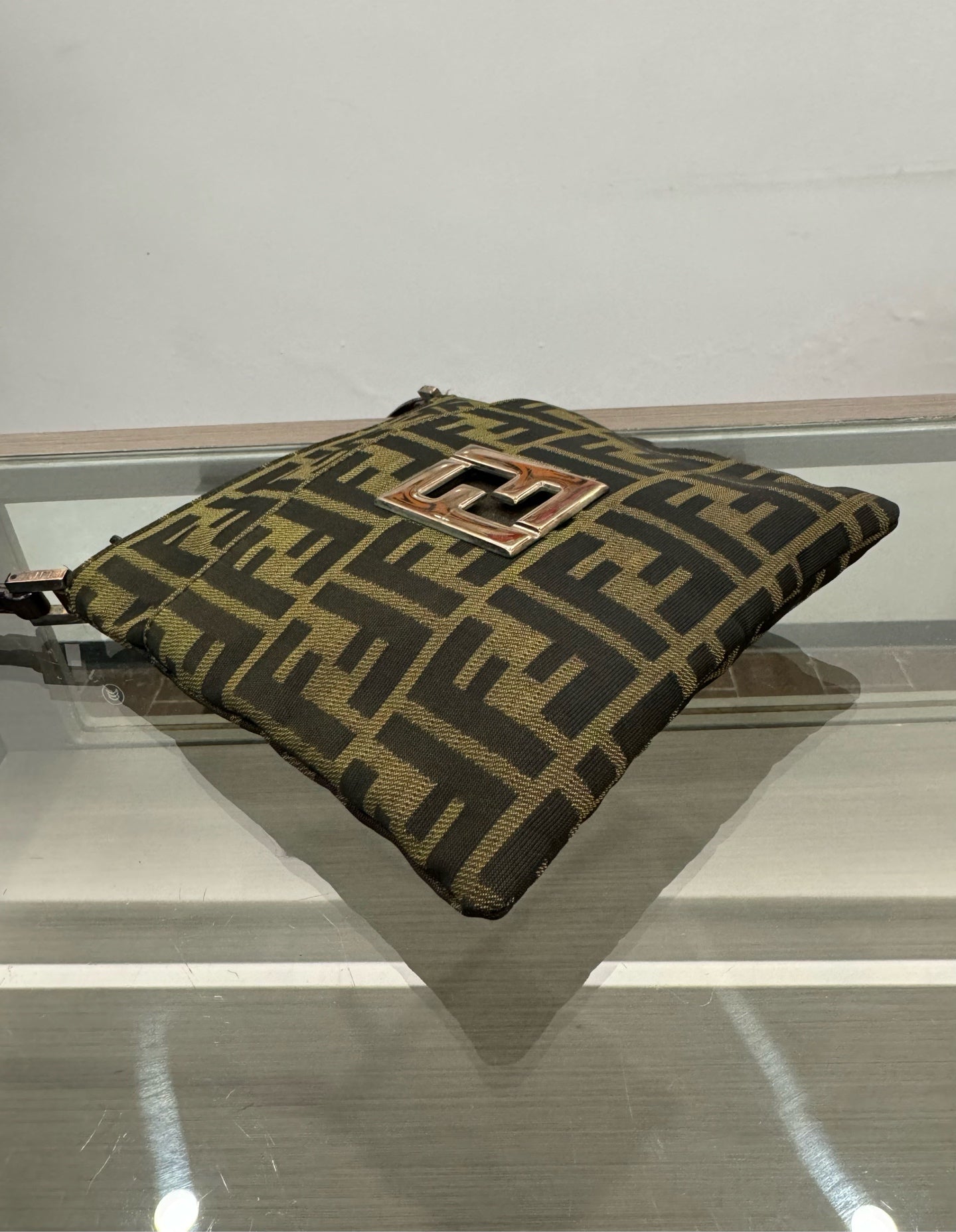 Fendi - Zucca Monogram Shoulder Bag - Canvas - Brown - (mini)
