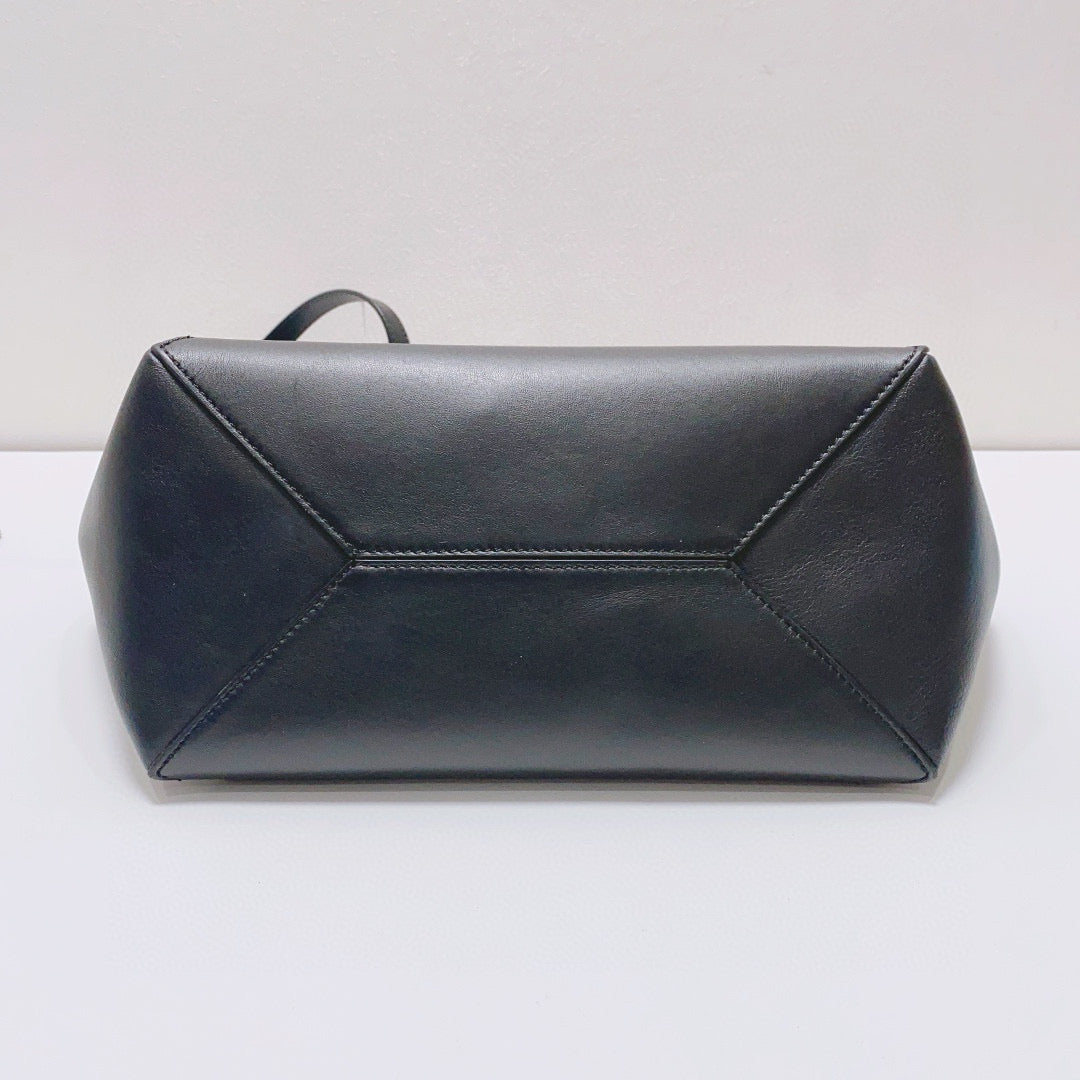 Loewe - Puzzle Fold Tote - Calfskin leather - Black - (Medium)