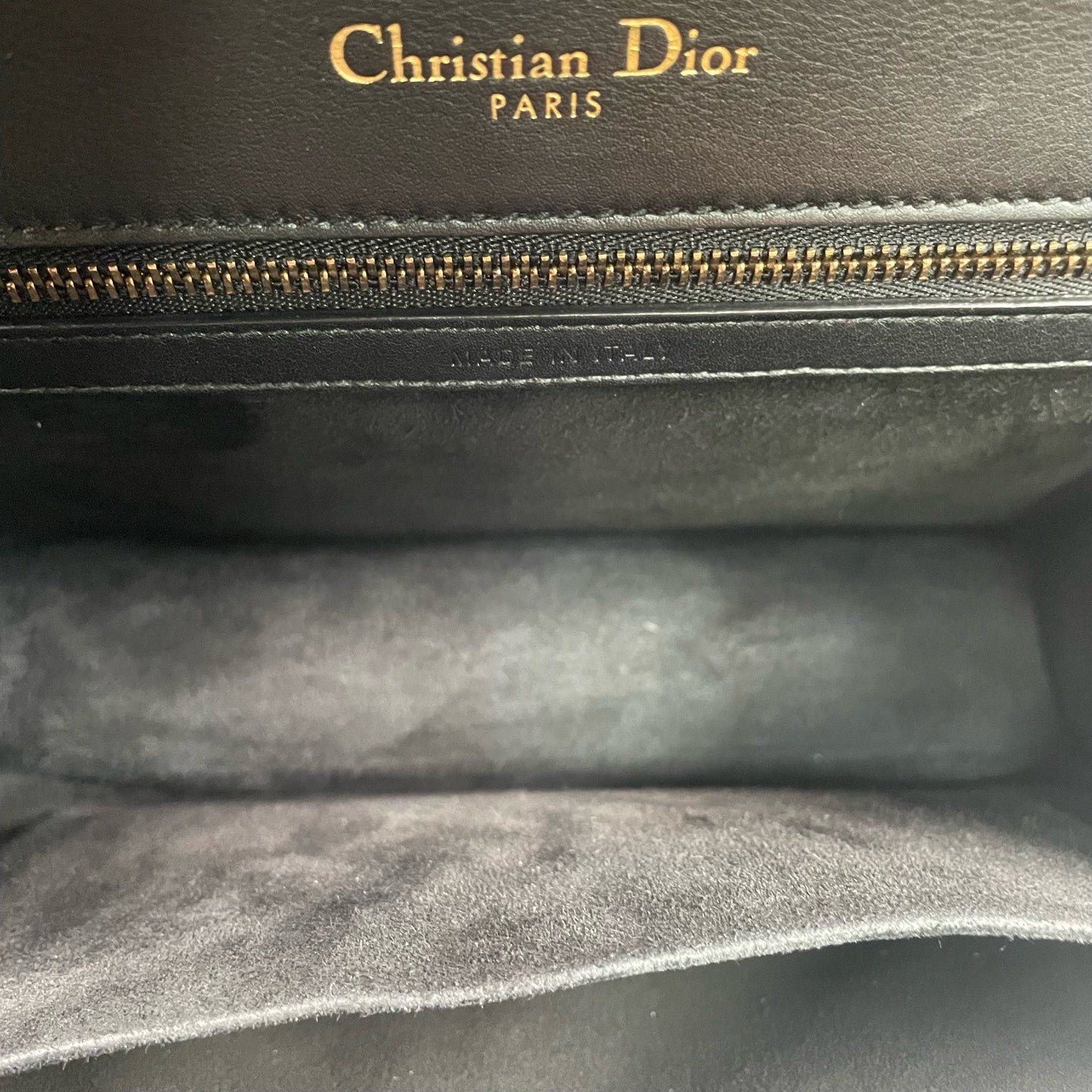 Dior - Diorama Shield Flap Bag - Leather - Black - (medium)