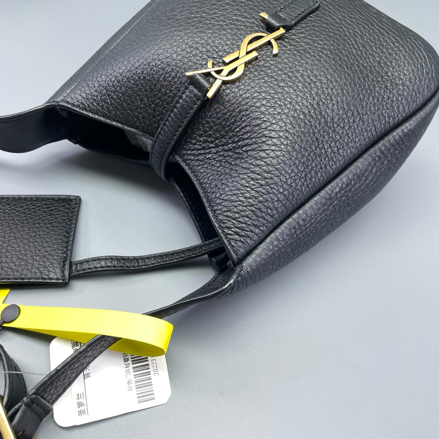 Saint Laurent - Mini Hobo Shoulder Bag - Leather - Black - (mini)