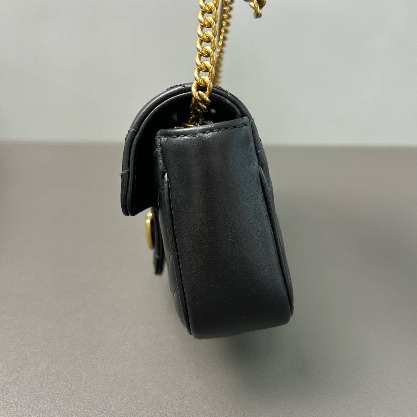 Gucci - GG Marmont - Leather - Black - (mini)