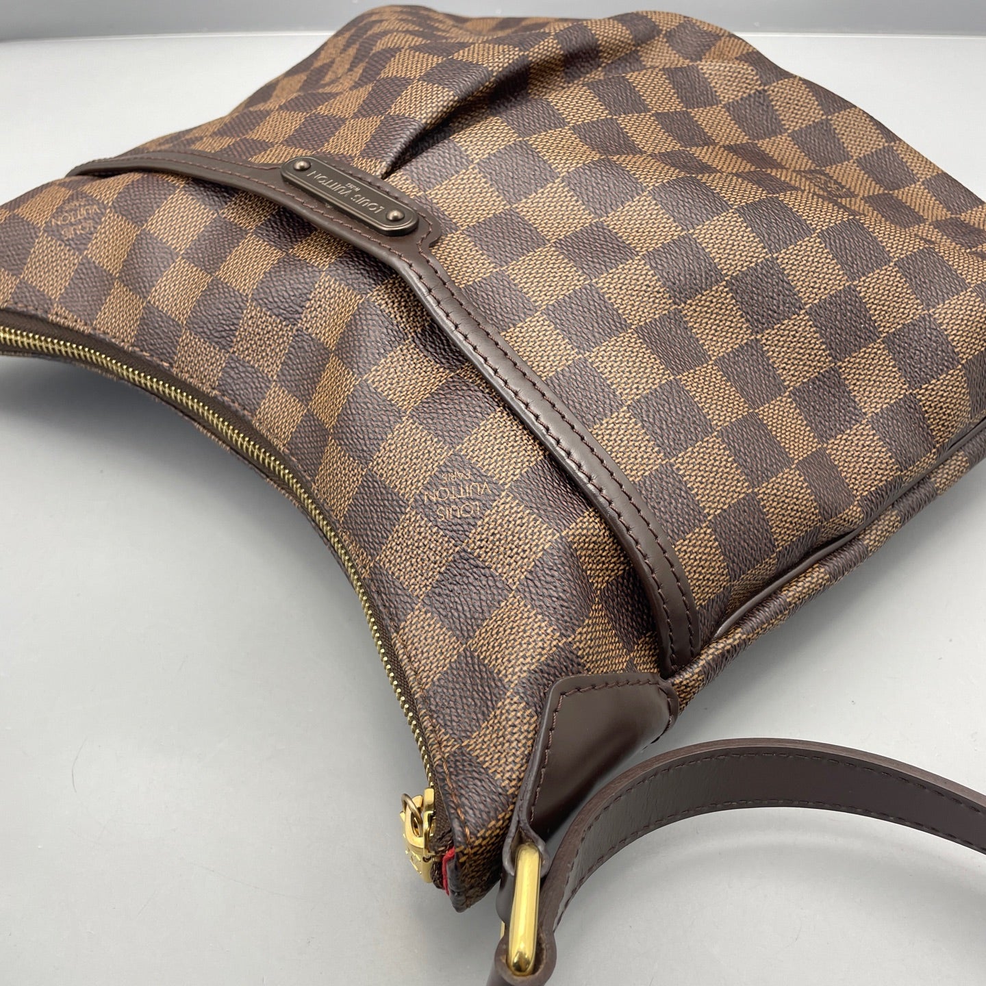 Louis Vuitton - Hobo Crossbody Bag - Damier Ebène coated canvas with leather trim - Brown - (medium)