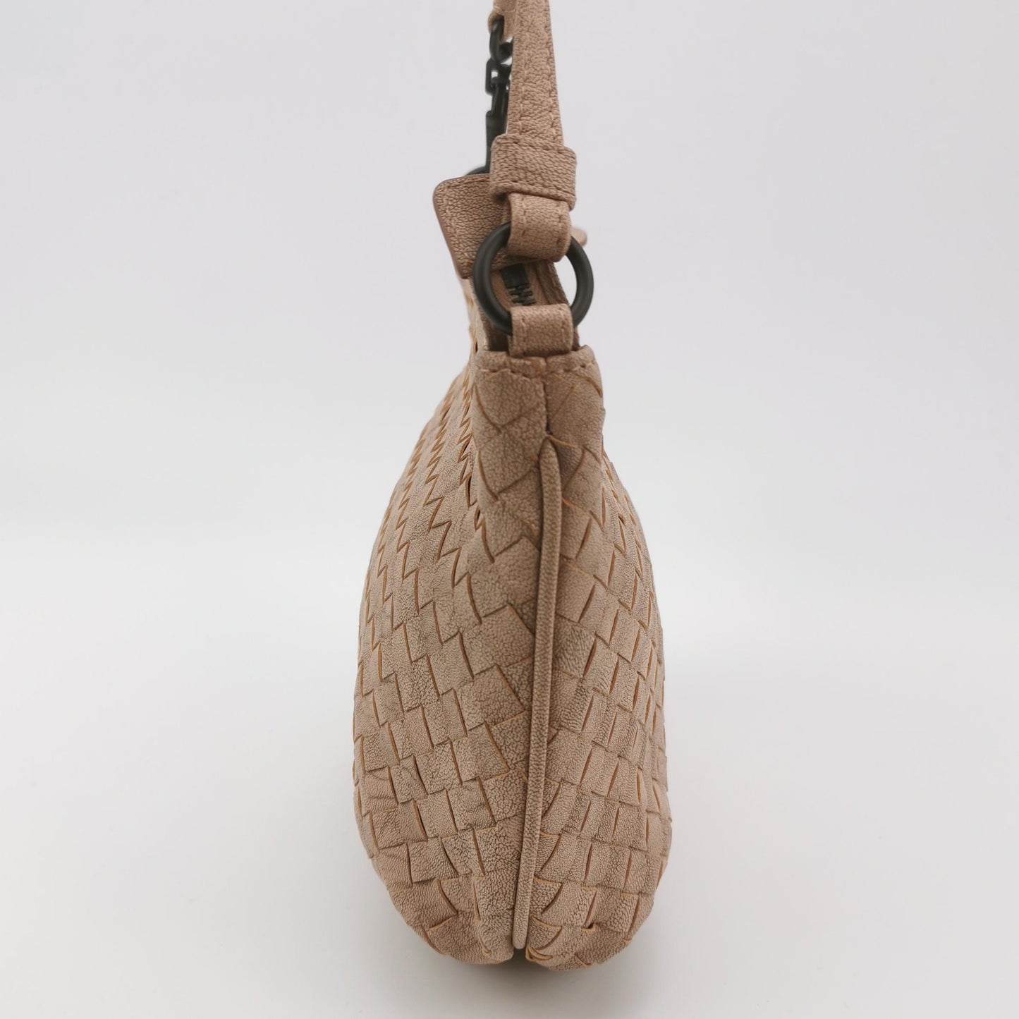 Bottega Veneta - Cobble - Distressed Intrecciato leather - Beige - (Small)