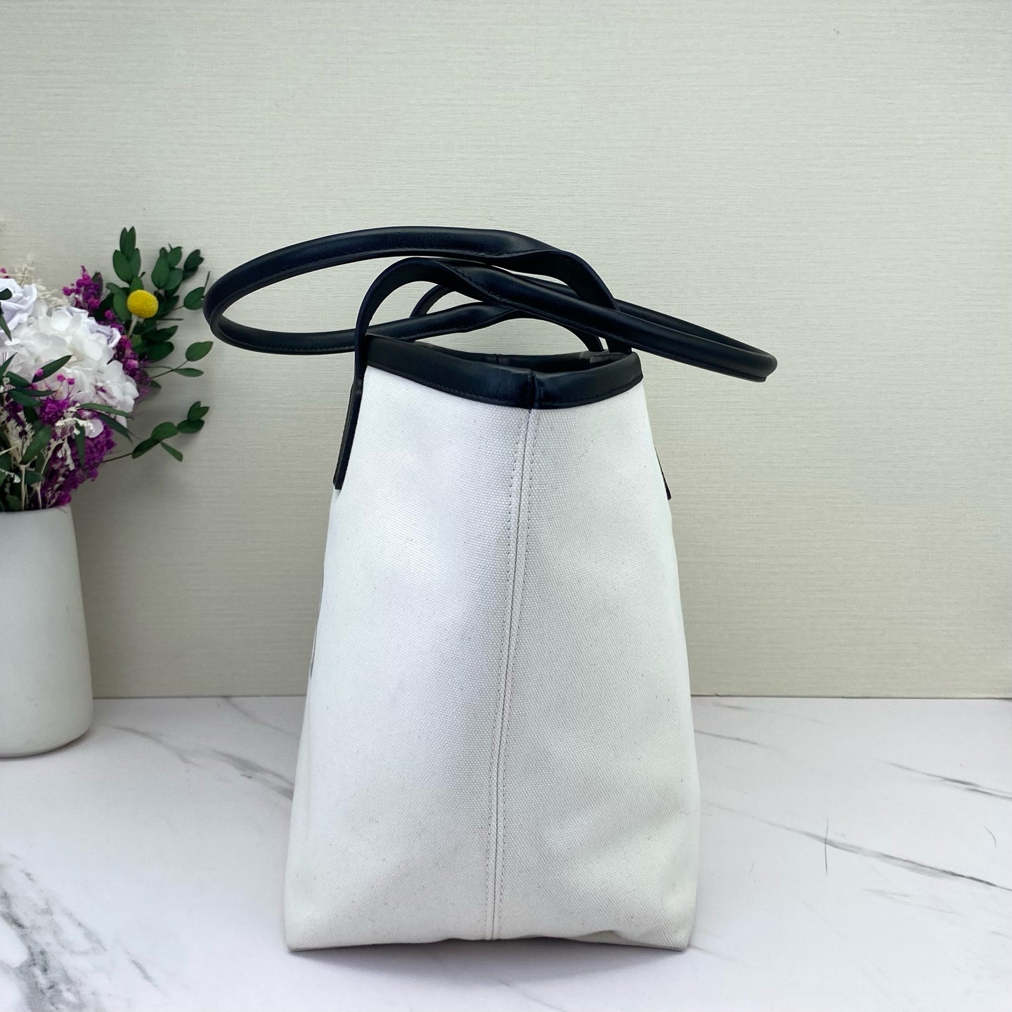 Balenciaga - Jumbo Logo Tote - Cotton - White - (Large)