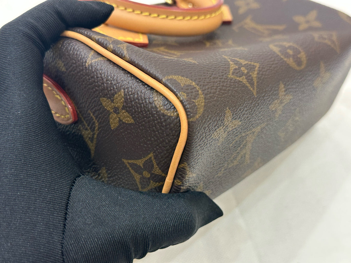 Louis Vuitton - Speedy Nano - Monogram coated canvas and Vachetta leather - Brown - (mini)