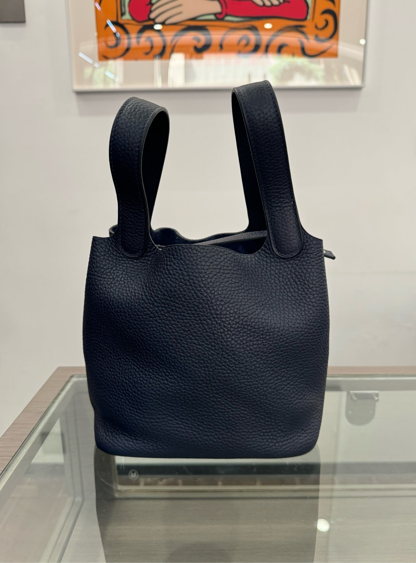 Hermès - Picotin Lock 18 - Leather - Navy - (Mini)