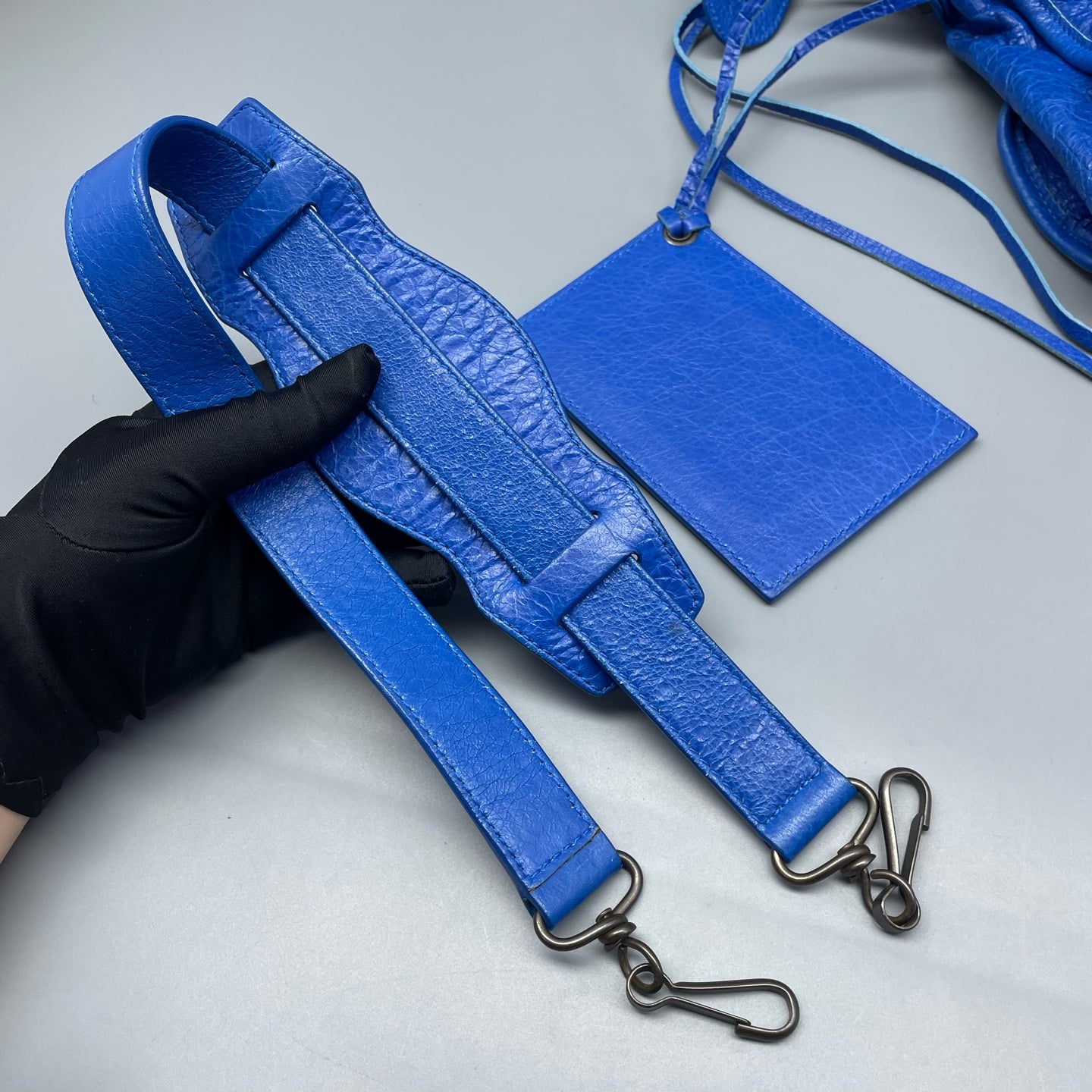 Balenciaga - City Bag - Lambskin leather - Blue - (medium)