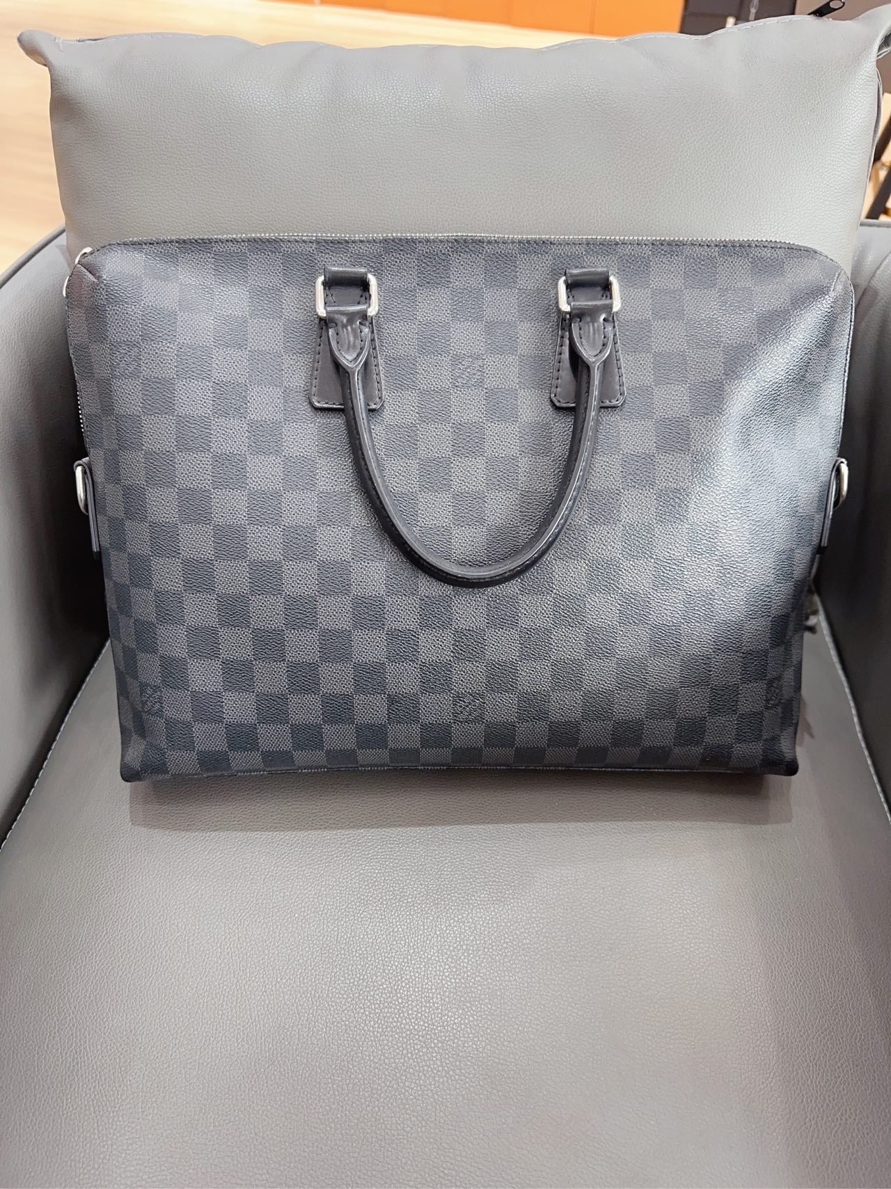 Louis Vuitton - Porte-Documents Voyage - Damier Graphite coated canvas with leather trim - Black - (Medium)