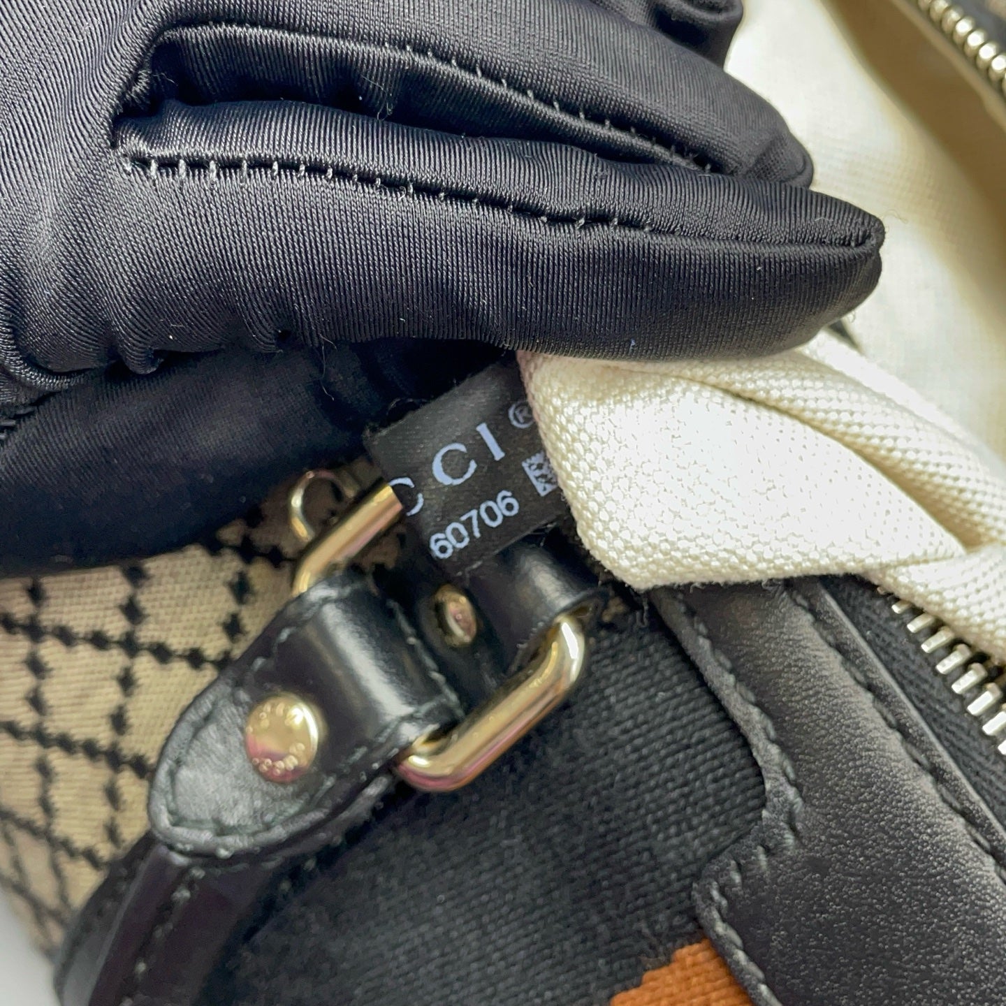 Gucci - Diamante Boston Bag 281518 - Canvas and Leather - Multicolour - (Medium)