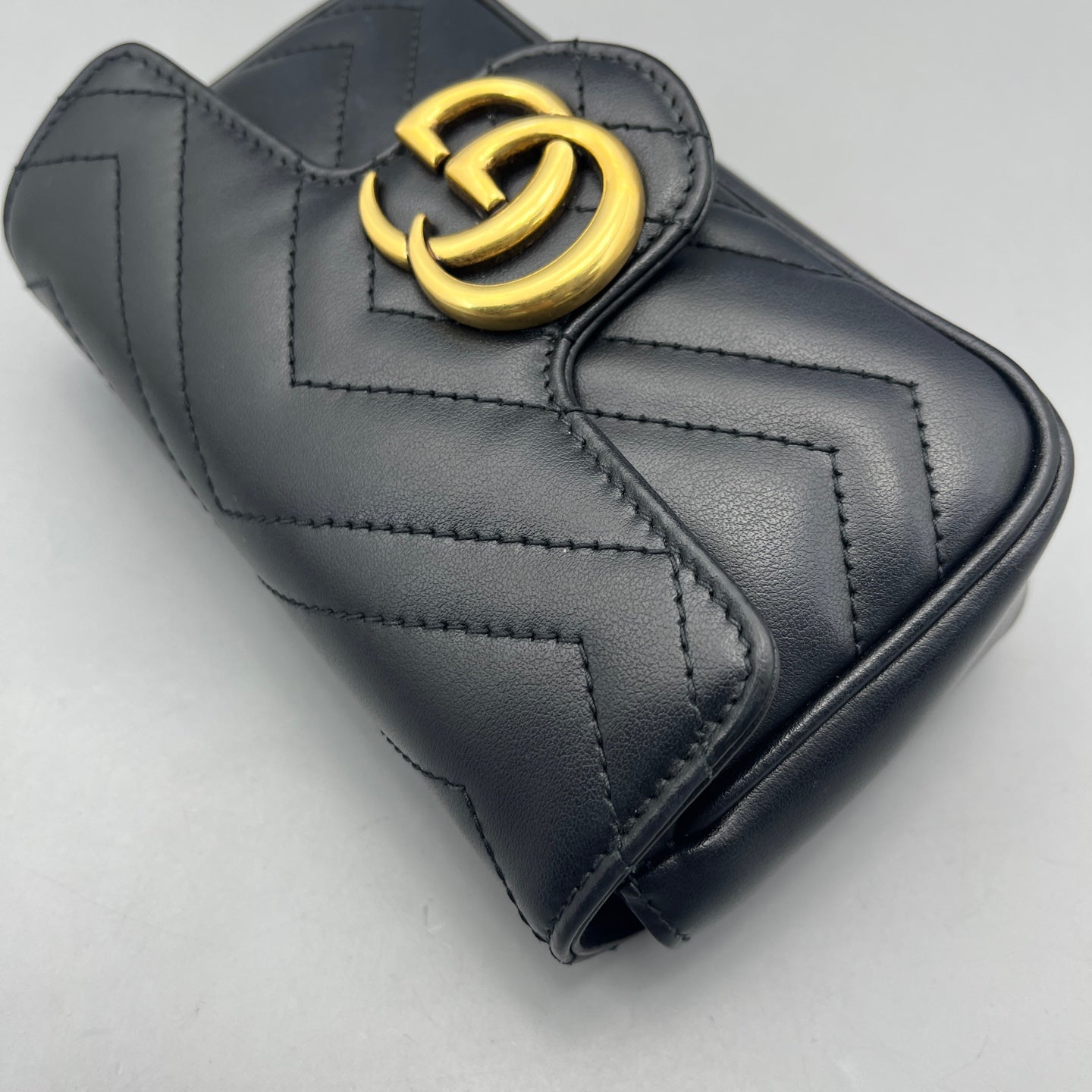 Gucci - Marmont Super Mini - Leather - Black - (mini)
