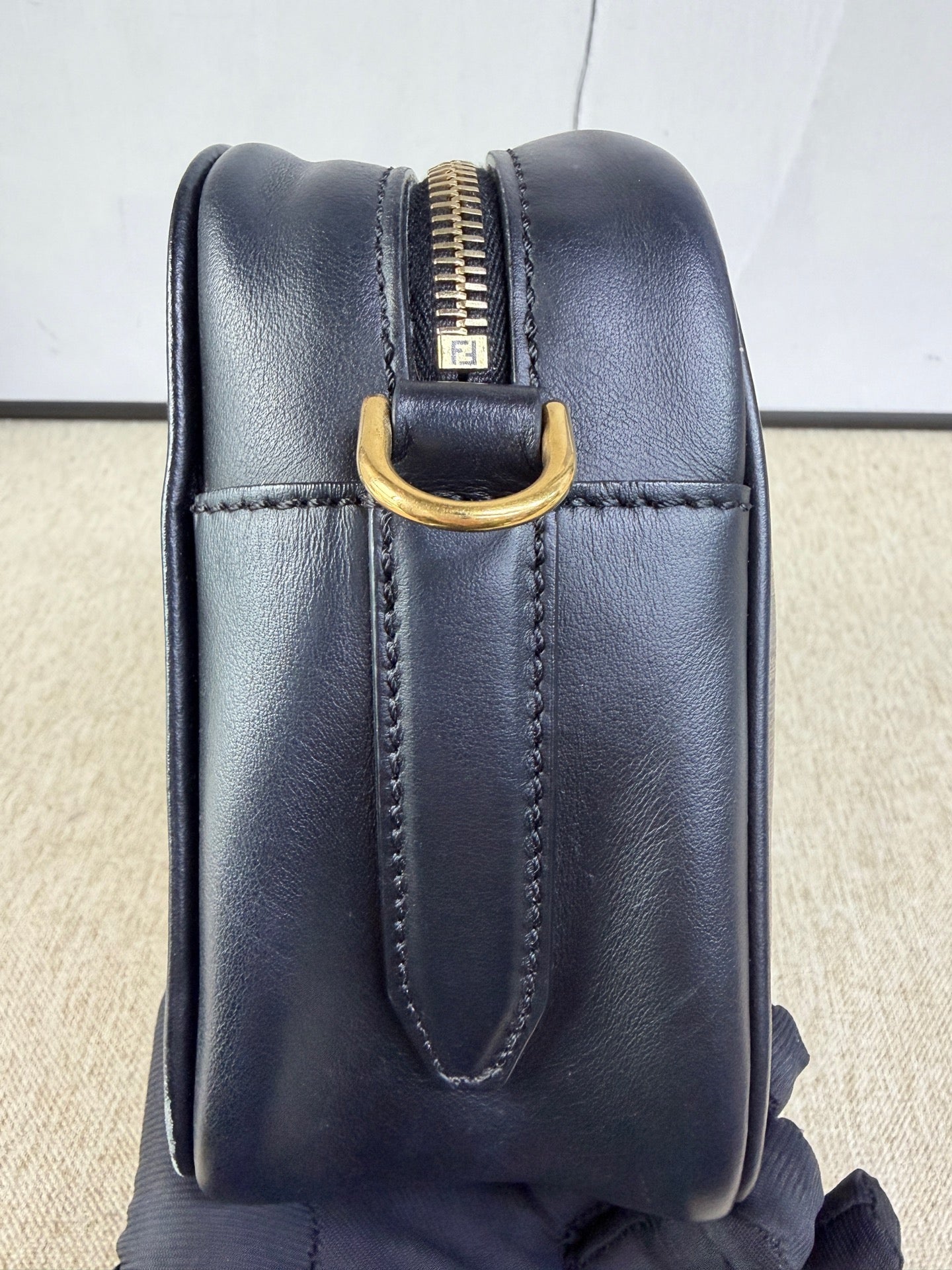 Fendi - Camera Bag - Coated canvas and cowhide leather - Brown and Black - (Small)