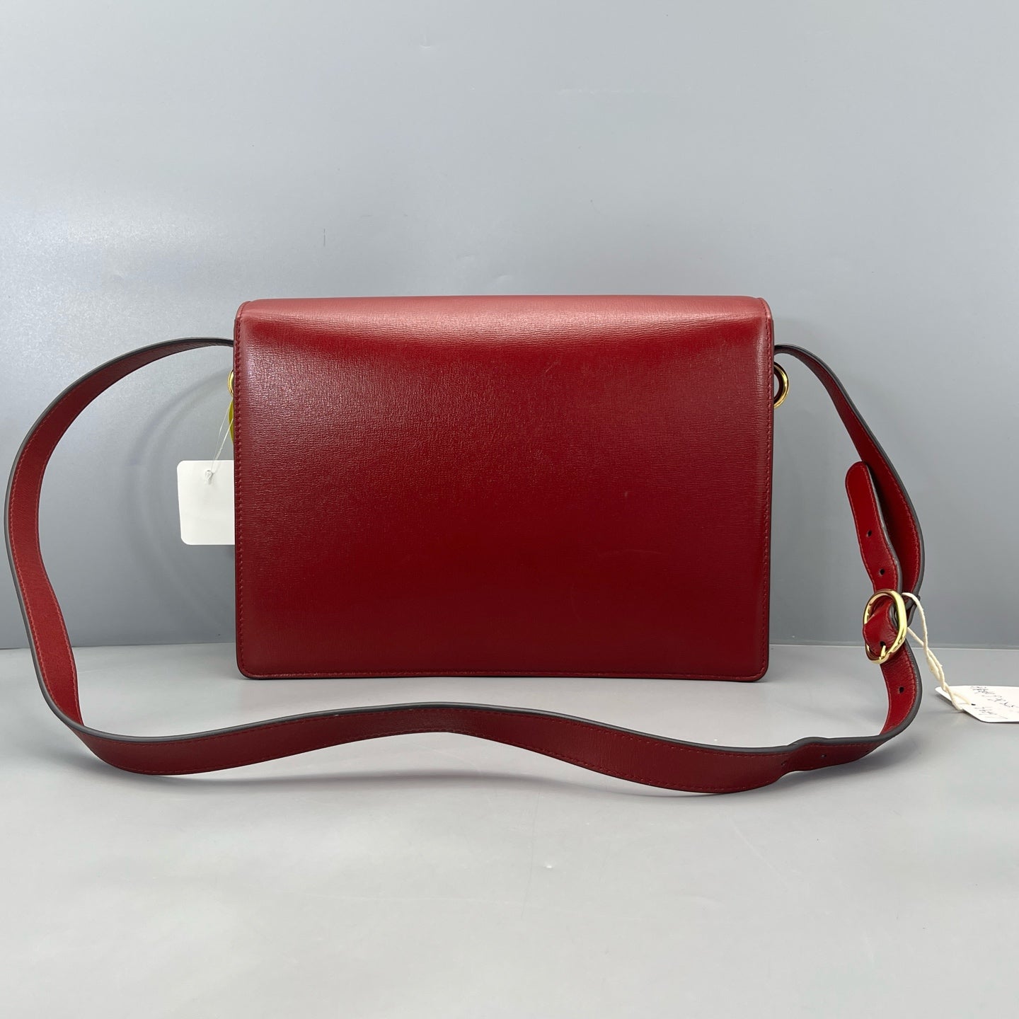 Gucci - Double G Messenger Bag - Leather - Red - (medium)