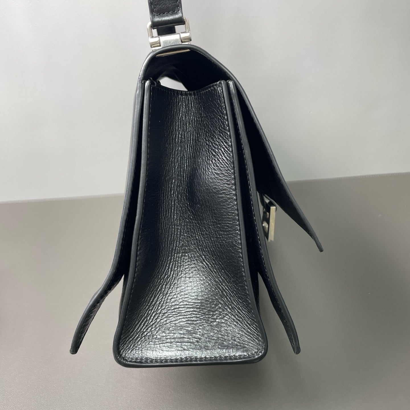 Balenciaga - Crush Medium Shoulder Bag - Leather - Black - (medium)