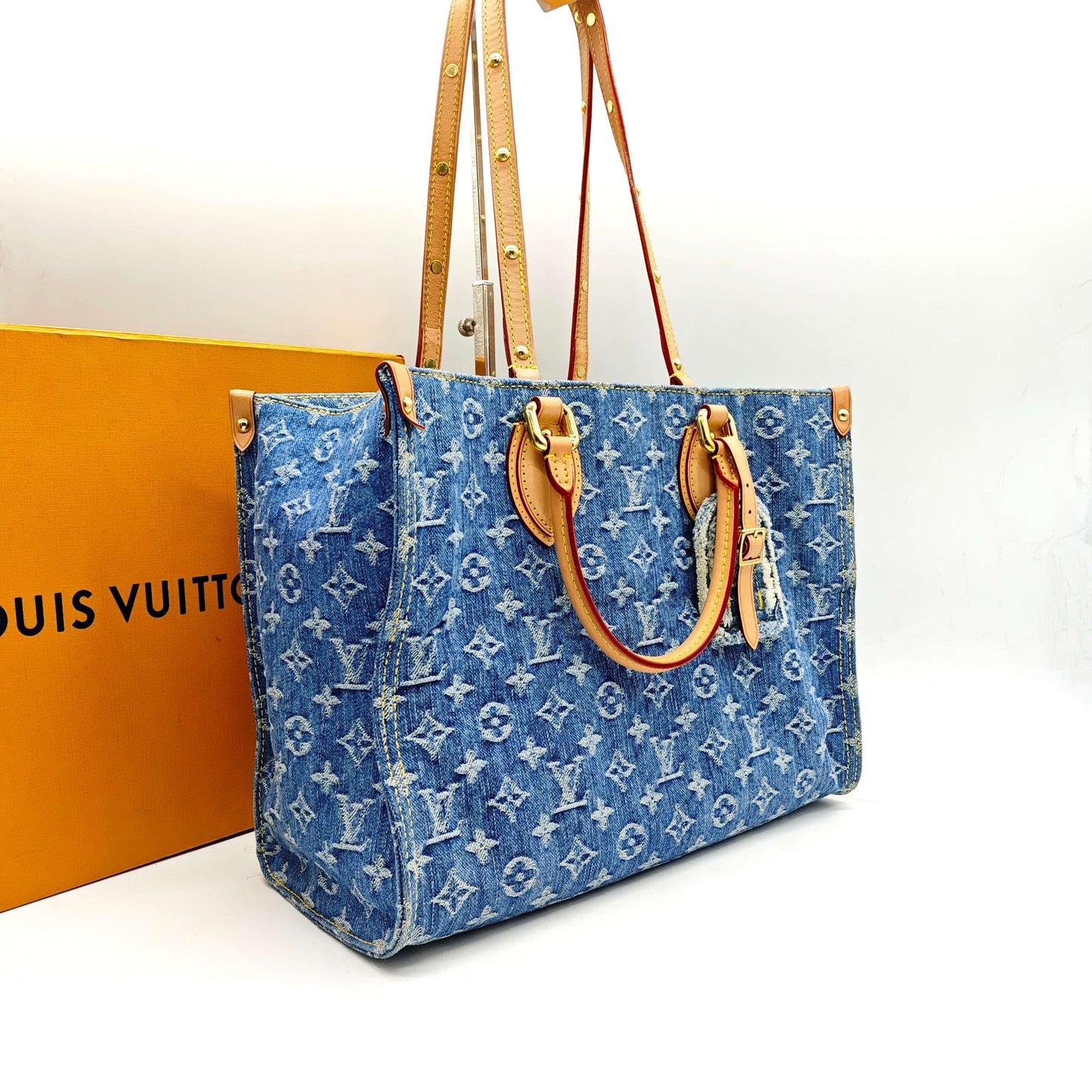 Louis Vuitton - OnTheGo - Denim - Jeans - Blue - (Large)