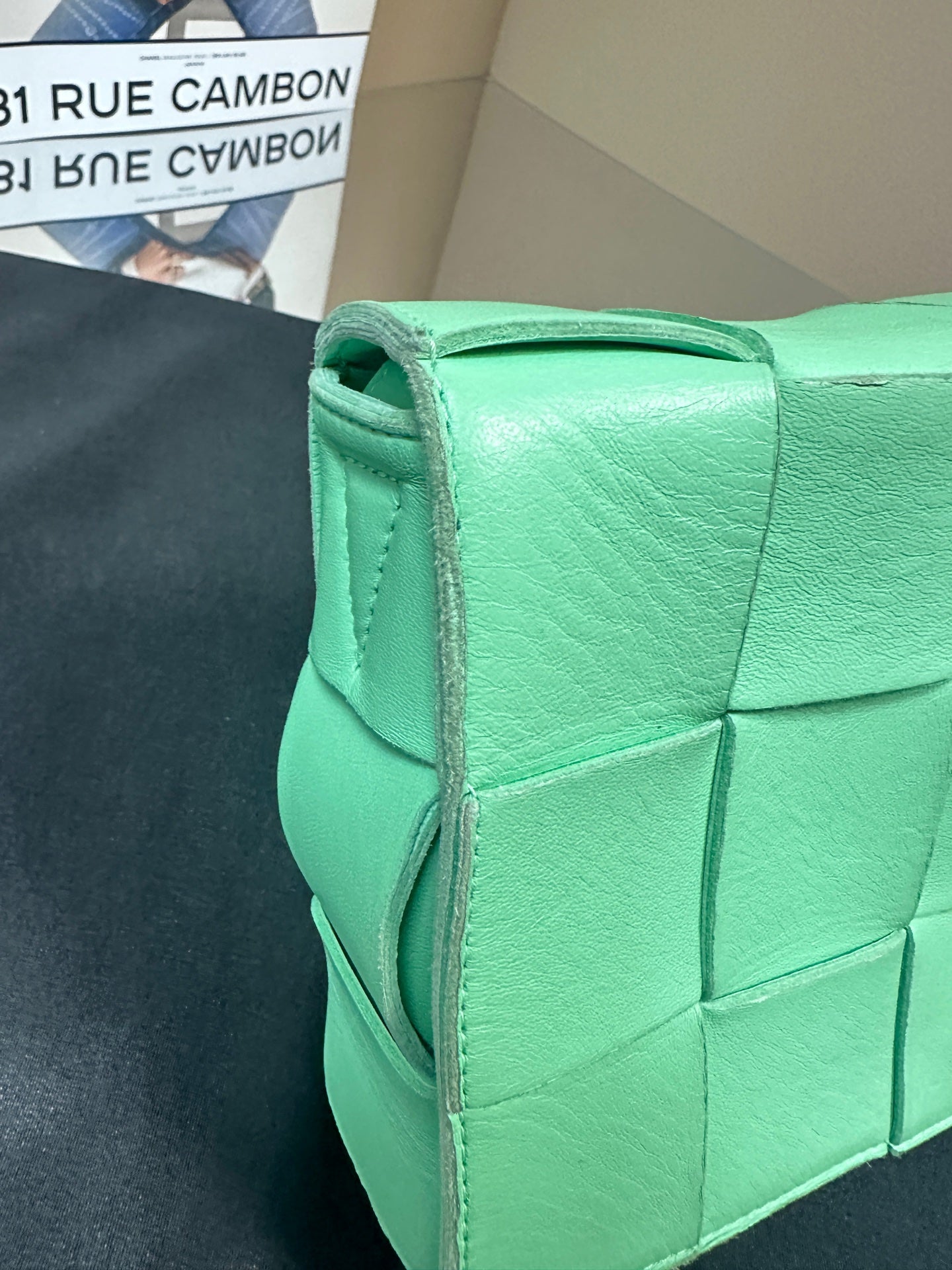 Bottega Veneta - Padded Cassette - Lambskin leather - Green - (small)