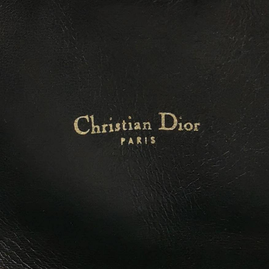 Dior - Cannage Chain Flap Bag - Leather - Black - (mini)