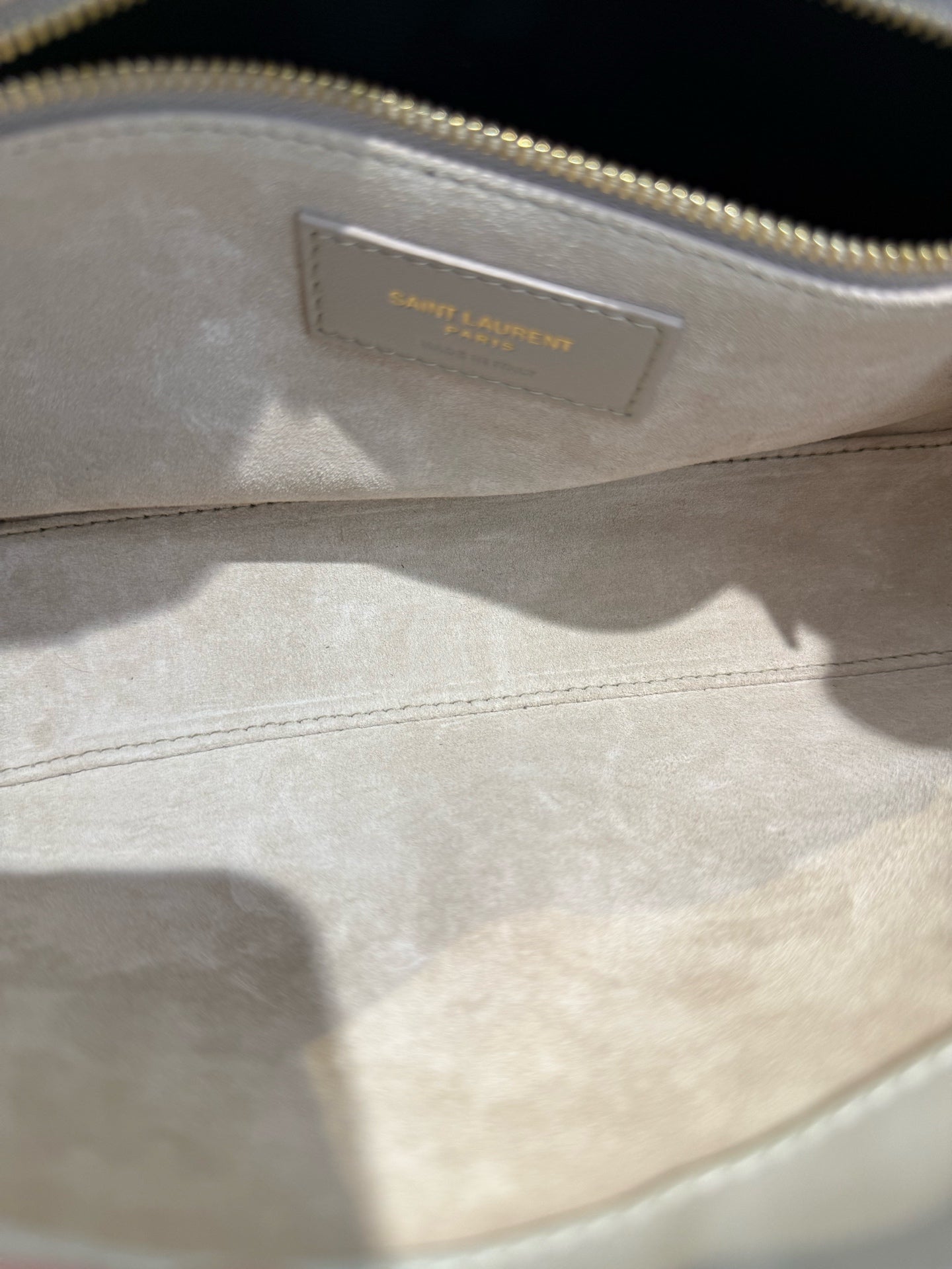 Saint Laurent - LE 5 A 7 Hobo Bag - Leather - White - (small)