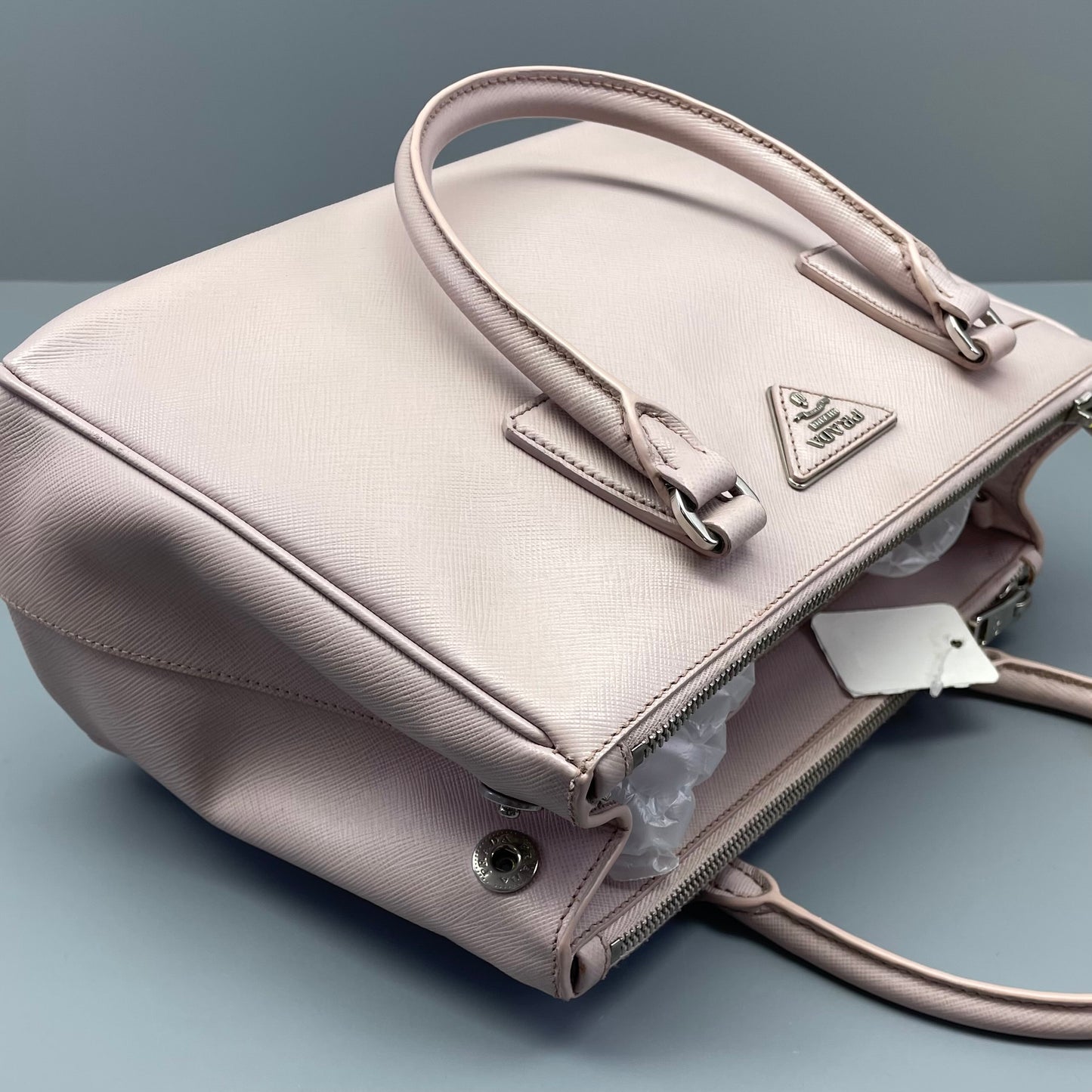 Prada - Saffiano Lux Tote (Galleria) Small - Leather - Pink - (small)