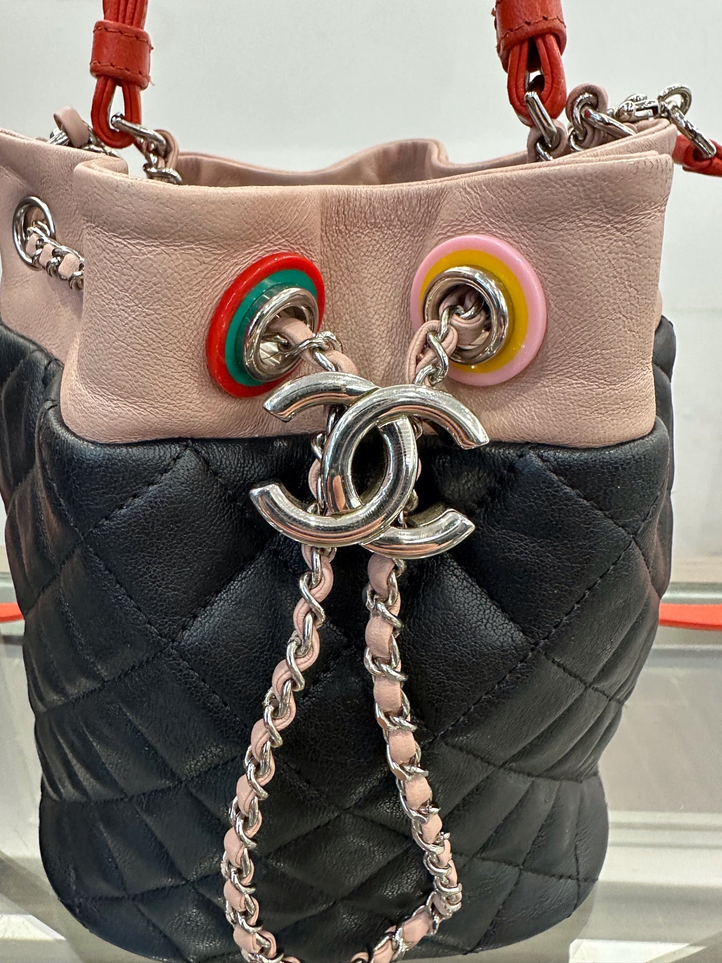 Chanel - Chanel Cuba Color Mini Bucket Bag - Leather - Multicolour - (mini)
