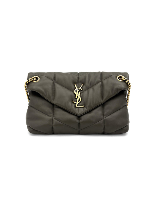 Saint Laurent - Puffer - Lambskin leather - Brown - (Medium)