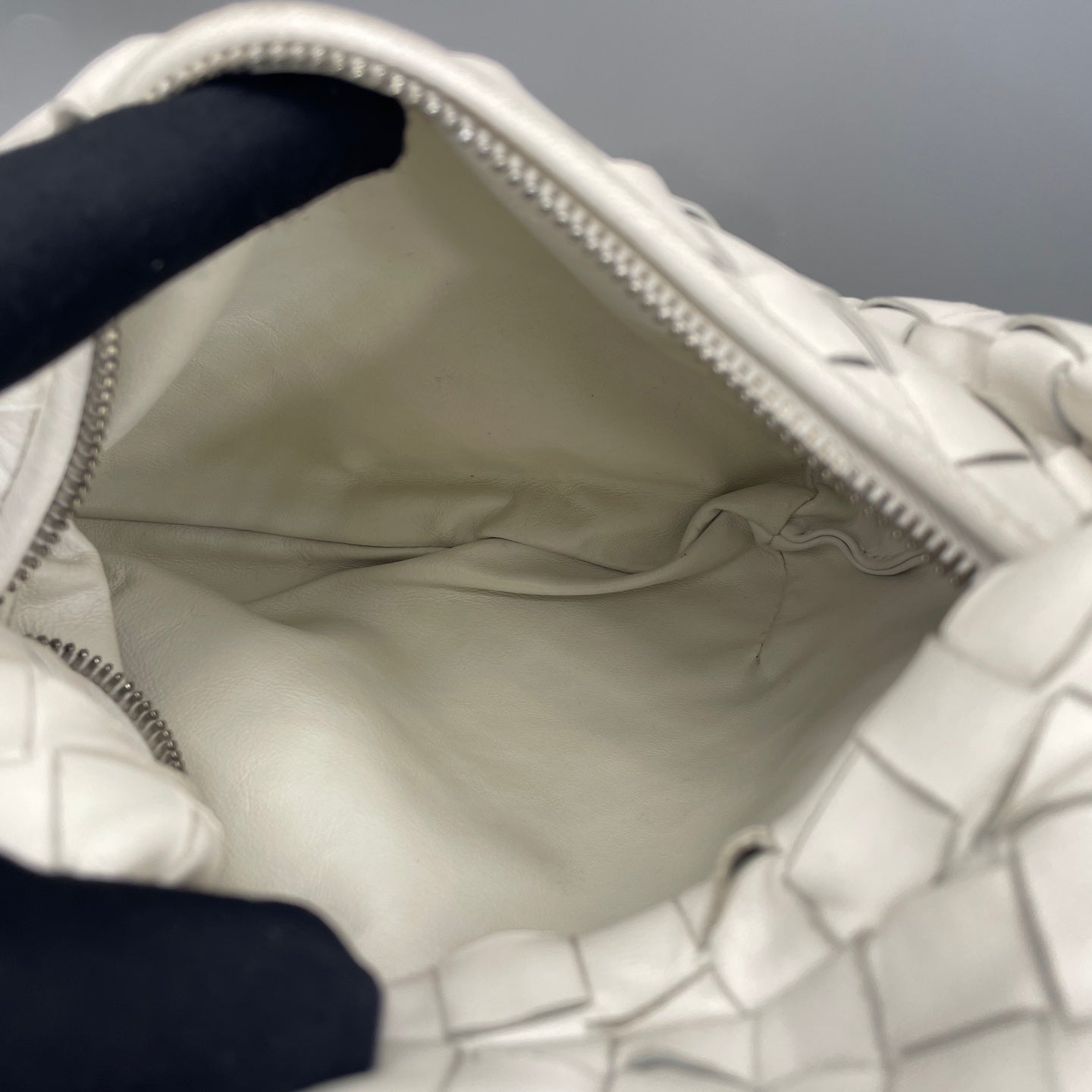 Bottega Veneta - Mini Jodie - Lambskin leather - White - (mini)