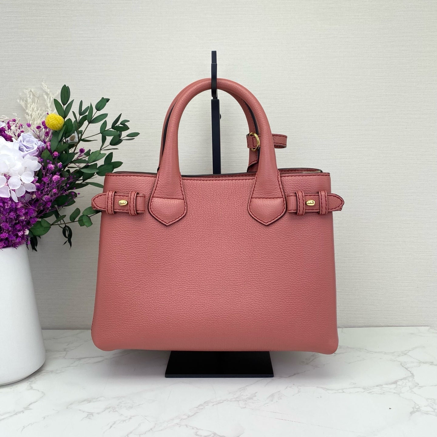 Burberry - Banner - Leather - Pink - (small)