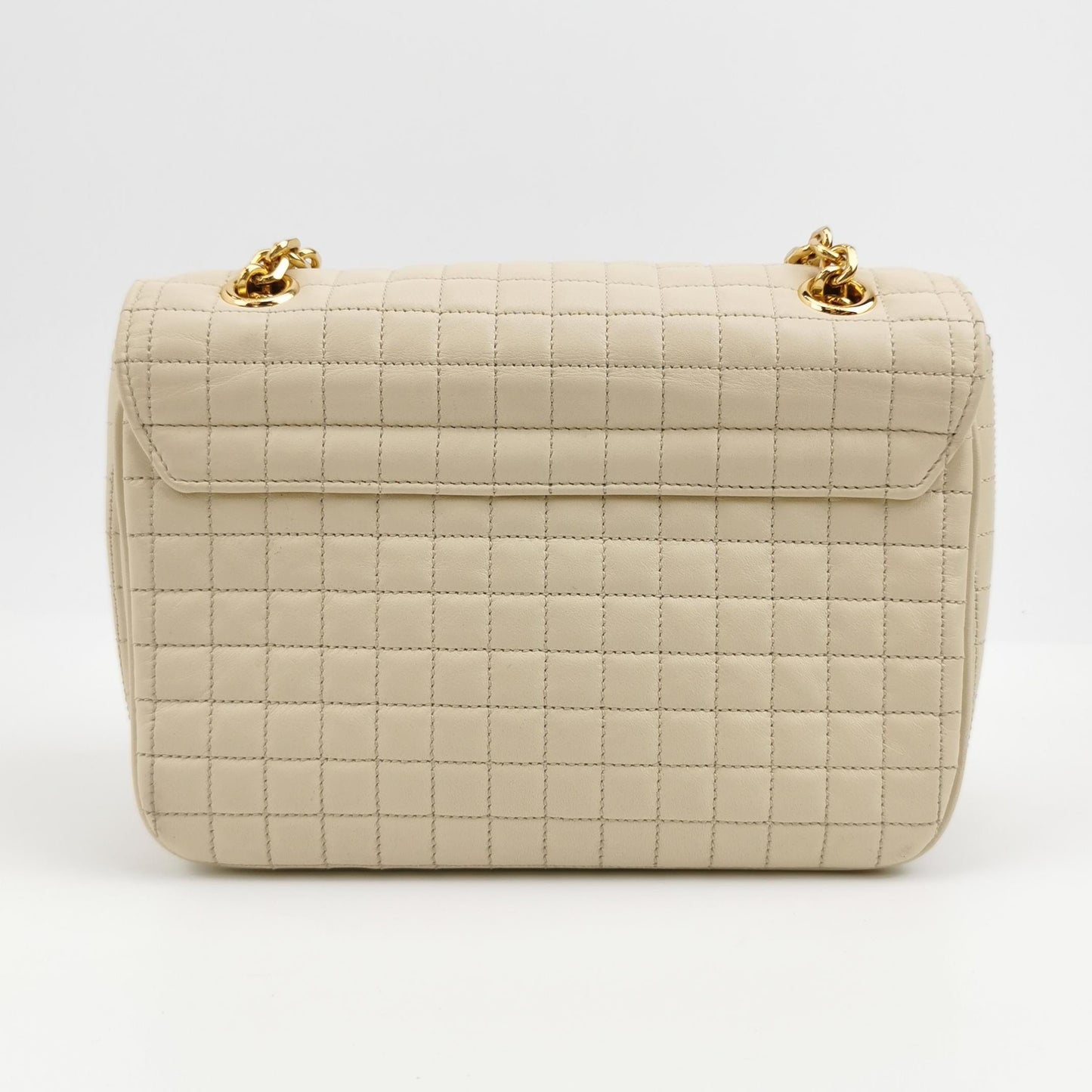 Celine - C Bag Quilted - Leather - Beige - (medium)