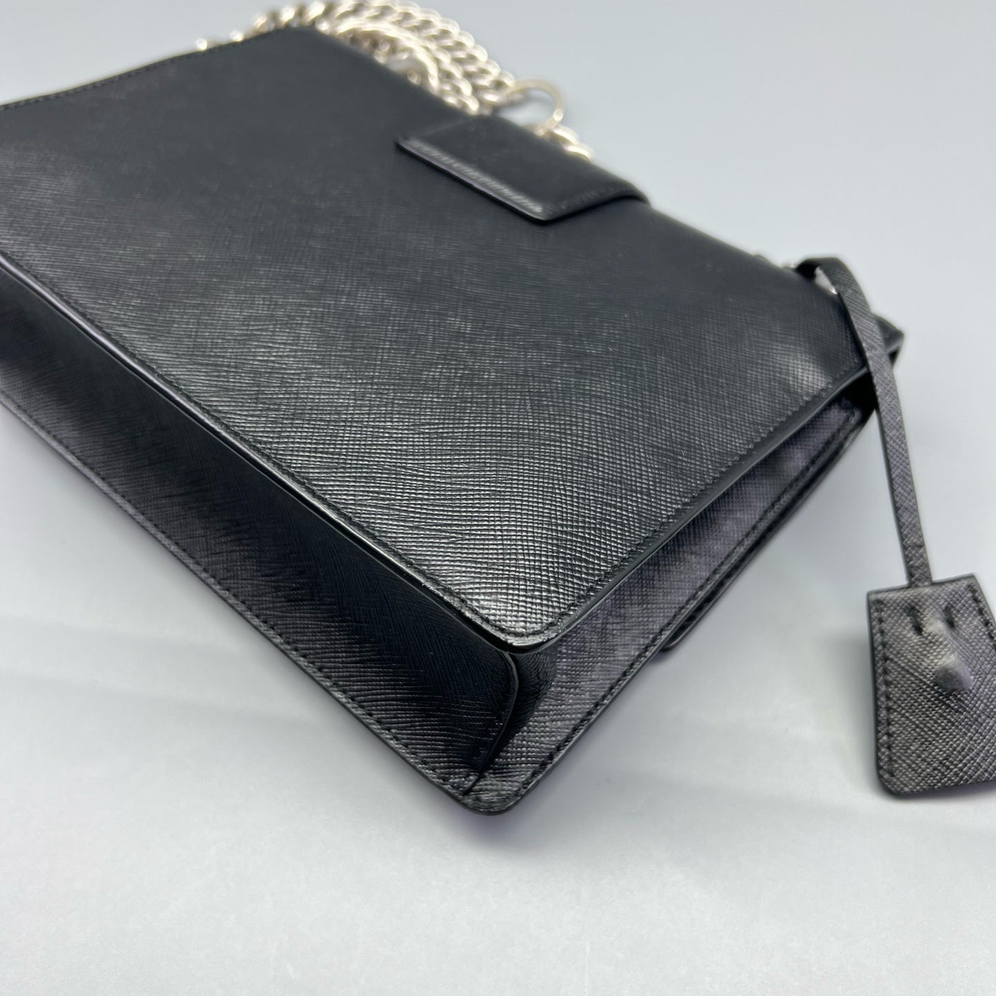Prada - Chain Bag - Saffiano leather - Black - (small)