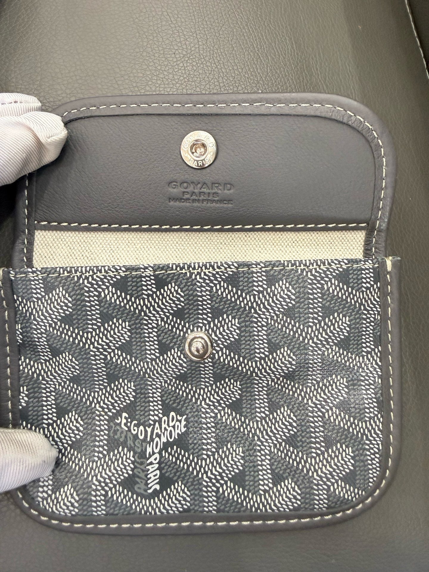 Goyard - Anjou Reversible Tote - Goyardine canvas and leather - Grey - (mini)