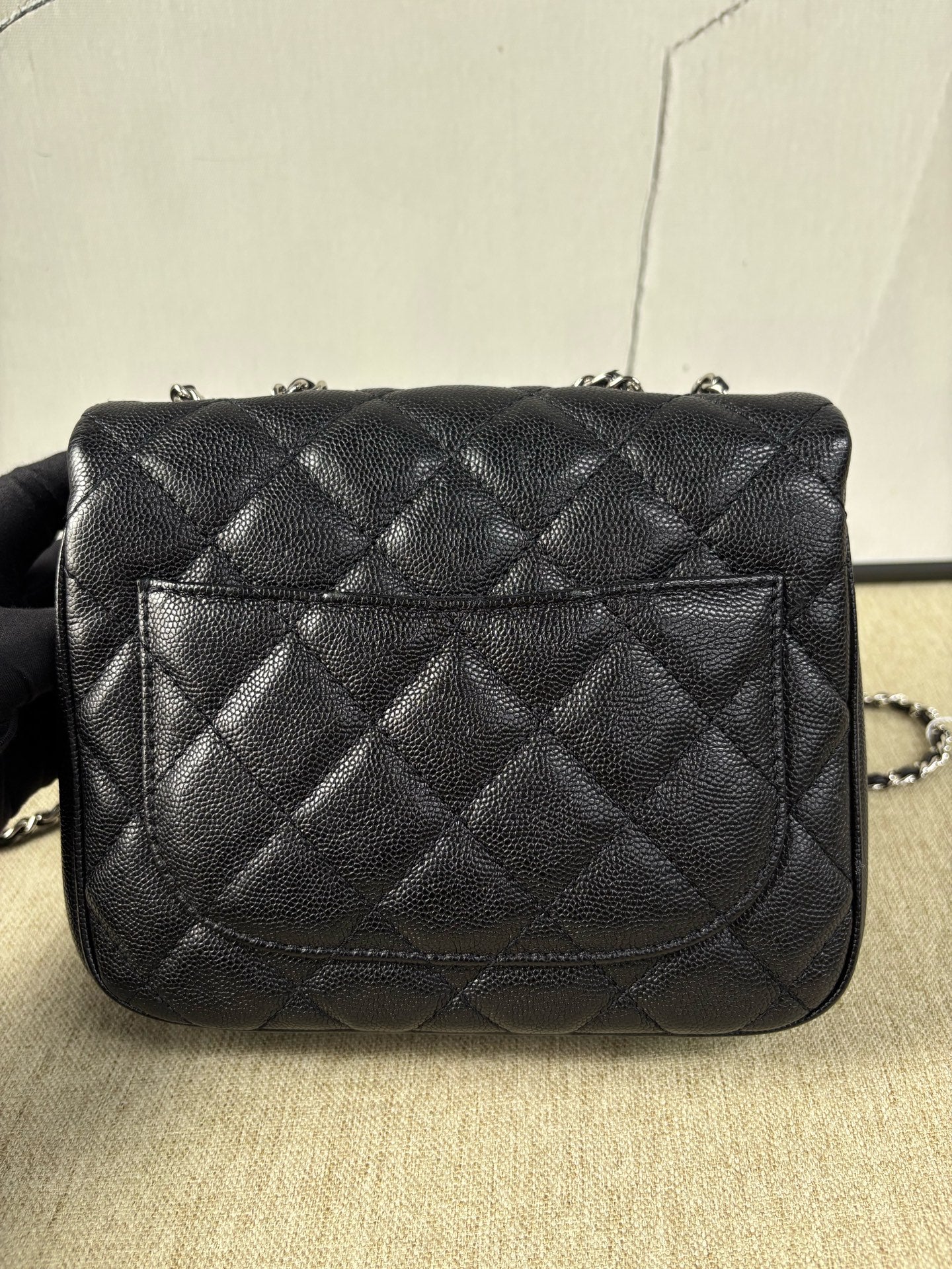 Chanel - Classic Flap Mini (Rectangular) - Caviar leather - Black - (Mini)