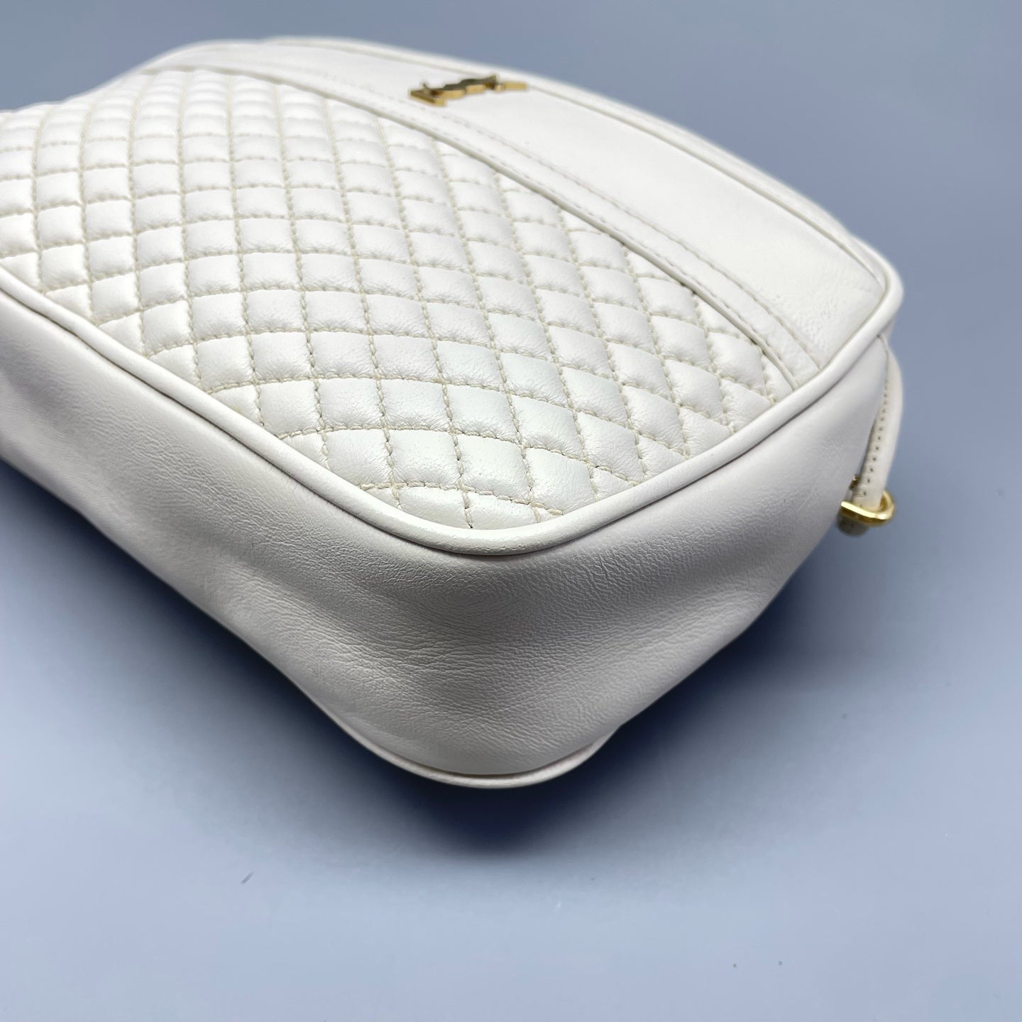 Saint Laurent - Lou Camera Bag - Leather - White - (Small)
