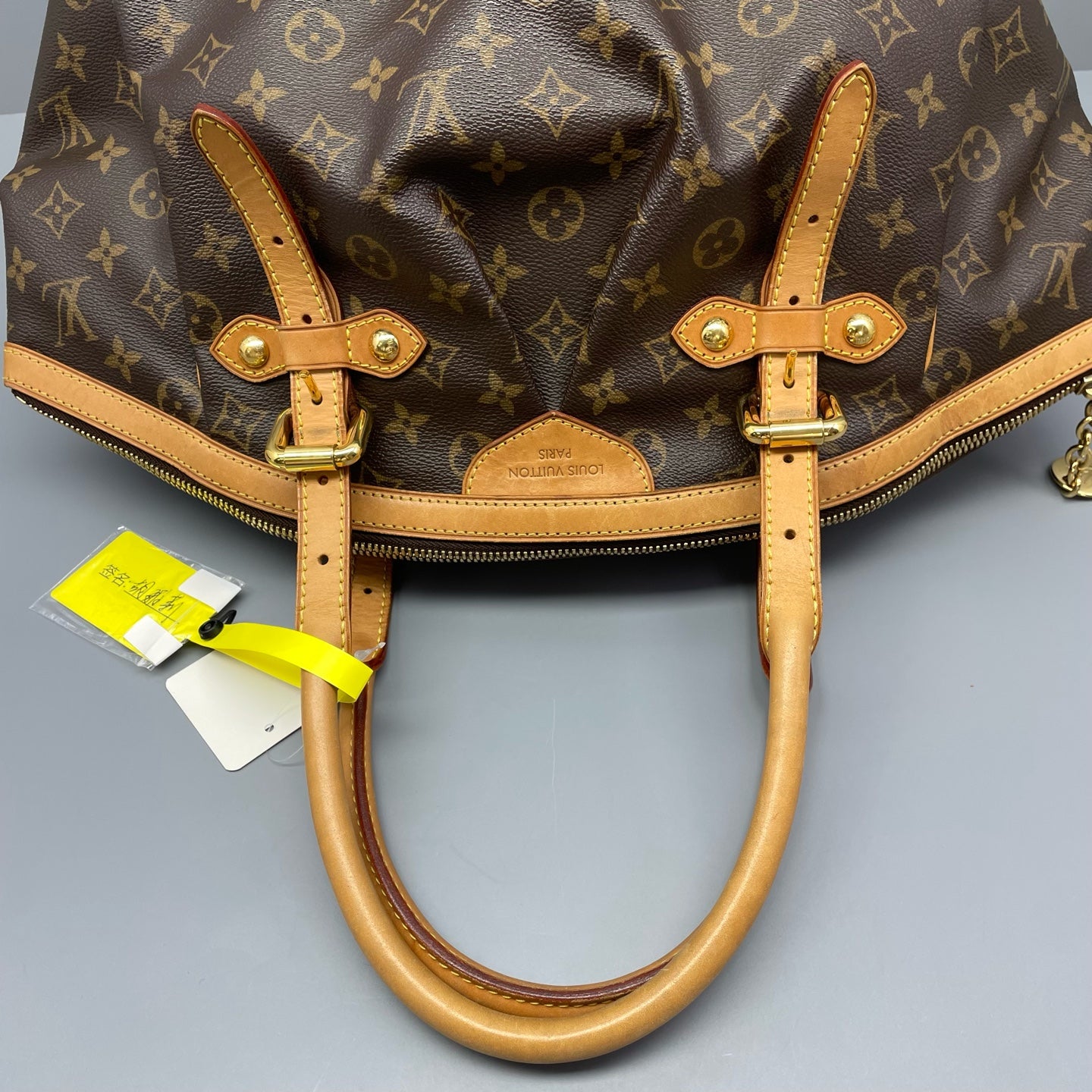 Louis Vuitton - Tivoli GM - Monogram coated canvas with natural cowhide leather trim - Brown - (Medium)