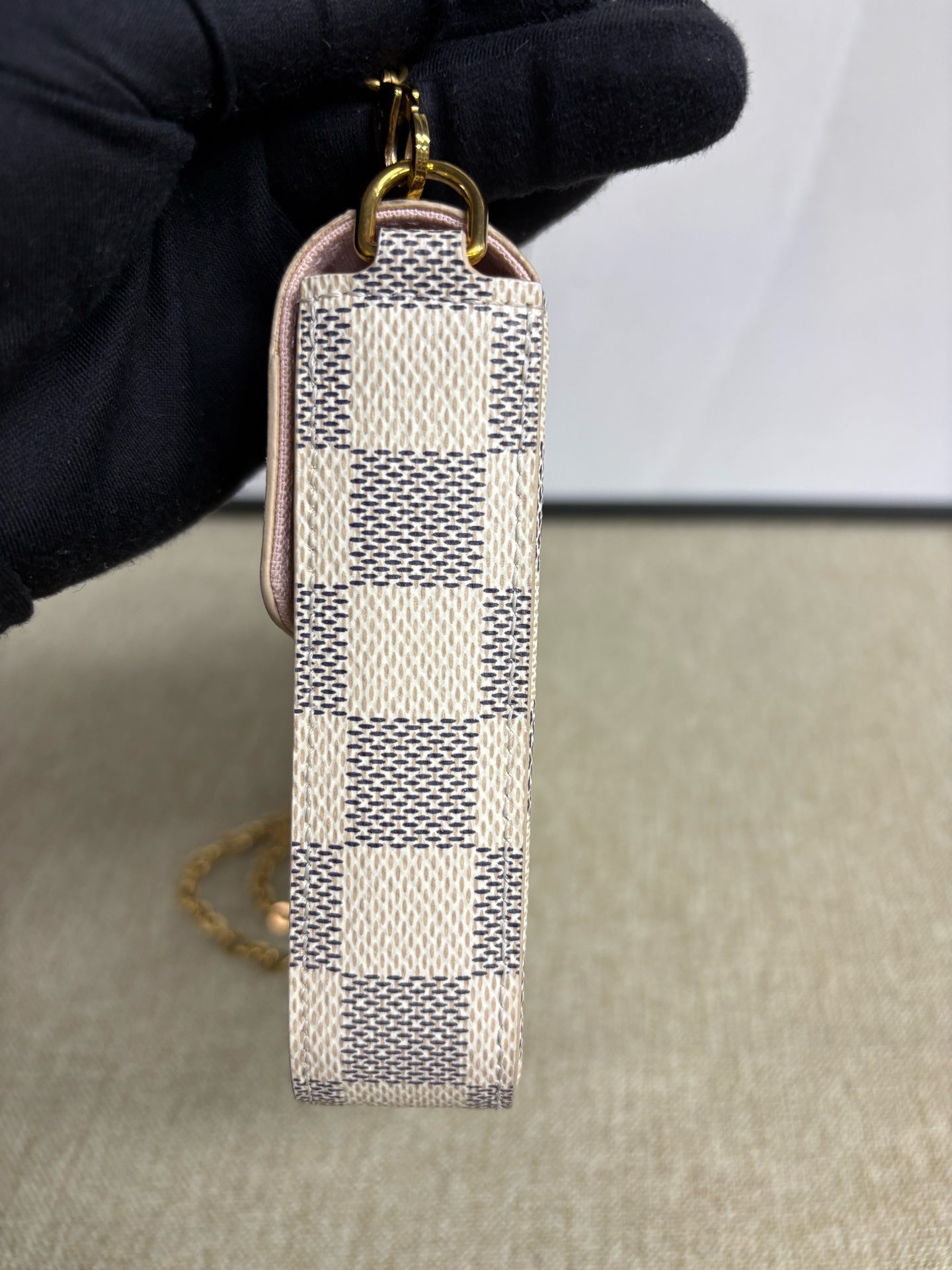 Louis Vuitton - Félicie Pochette - Damier Azur coated canvas - White - (mini)