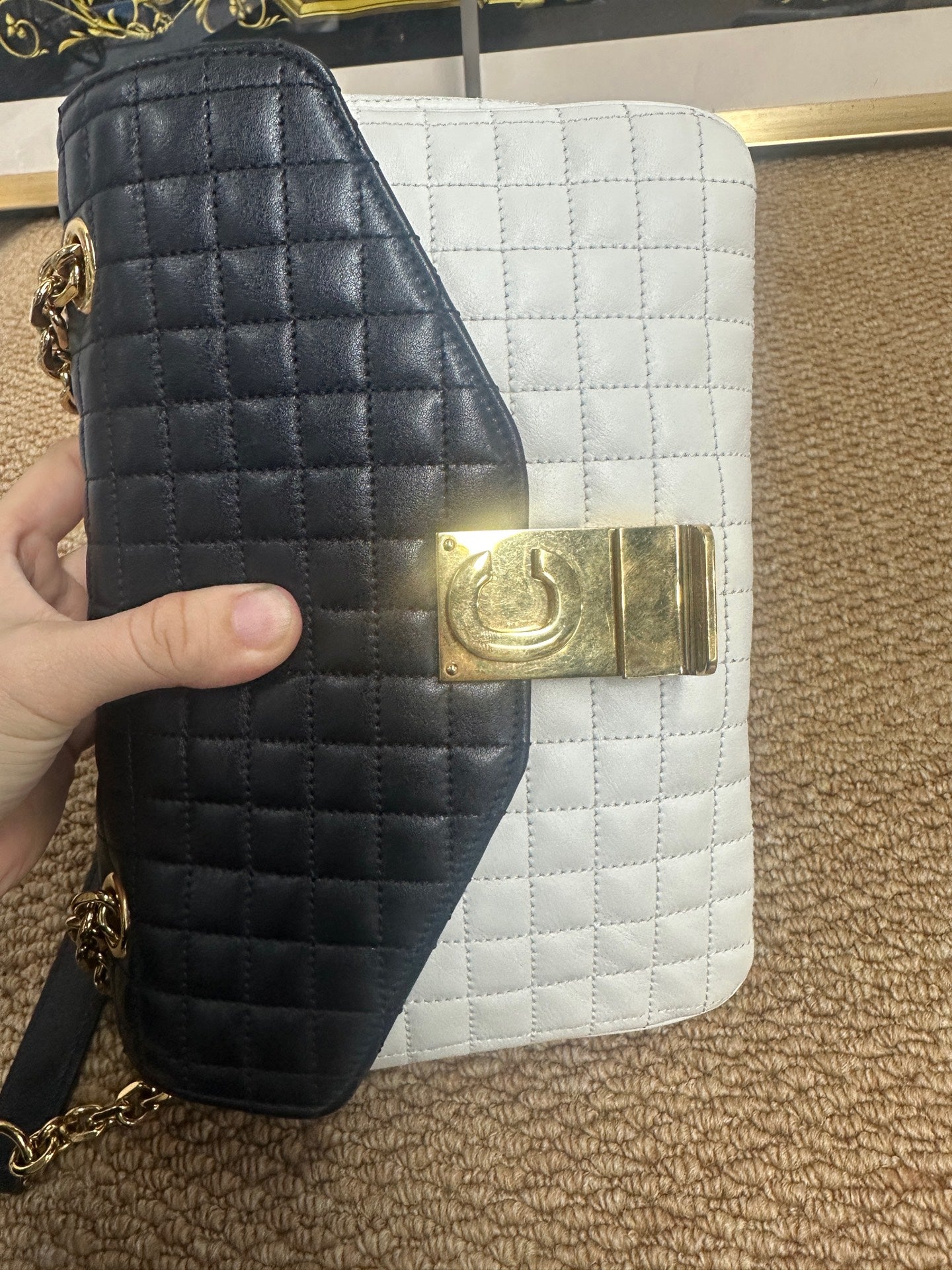 Celine - C Bag - Leather - Multicolour - (small)
