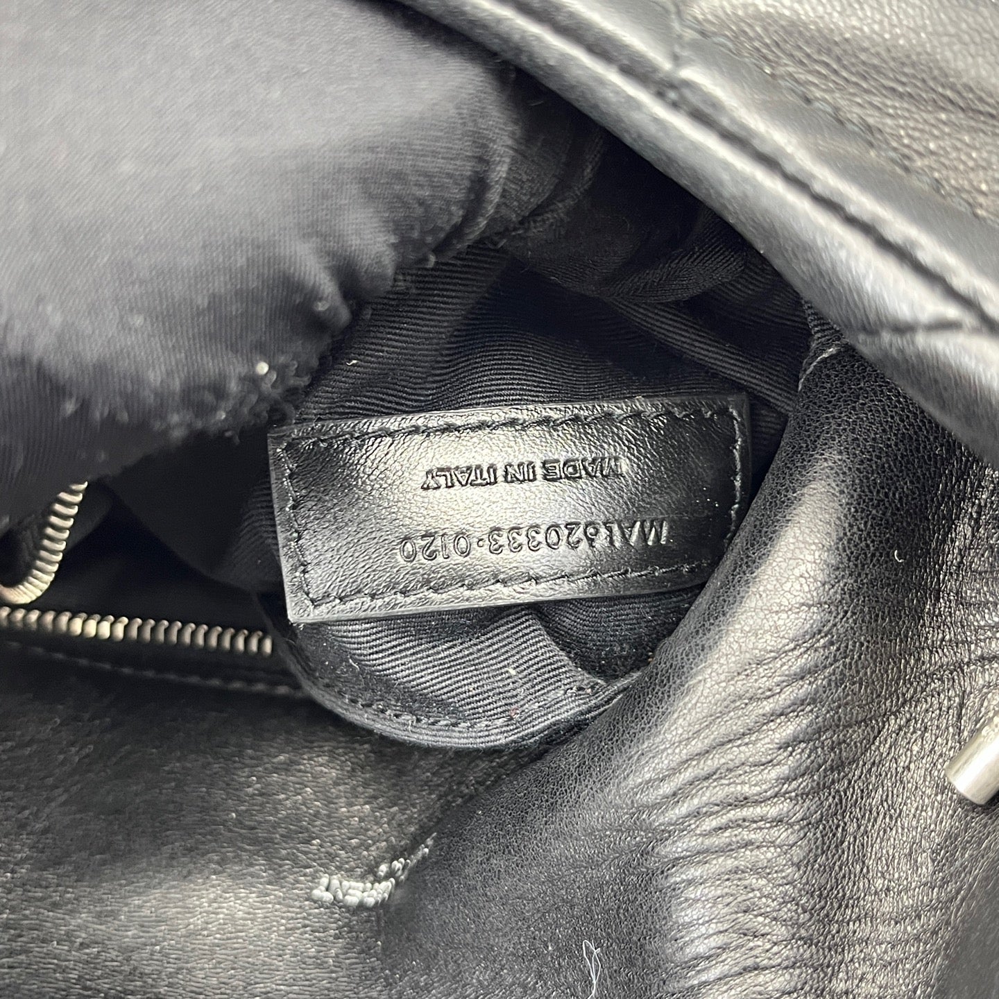 Saint Laurent - Loulou Puffer Mini - Lambskin leather - Black - (mini)