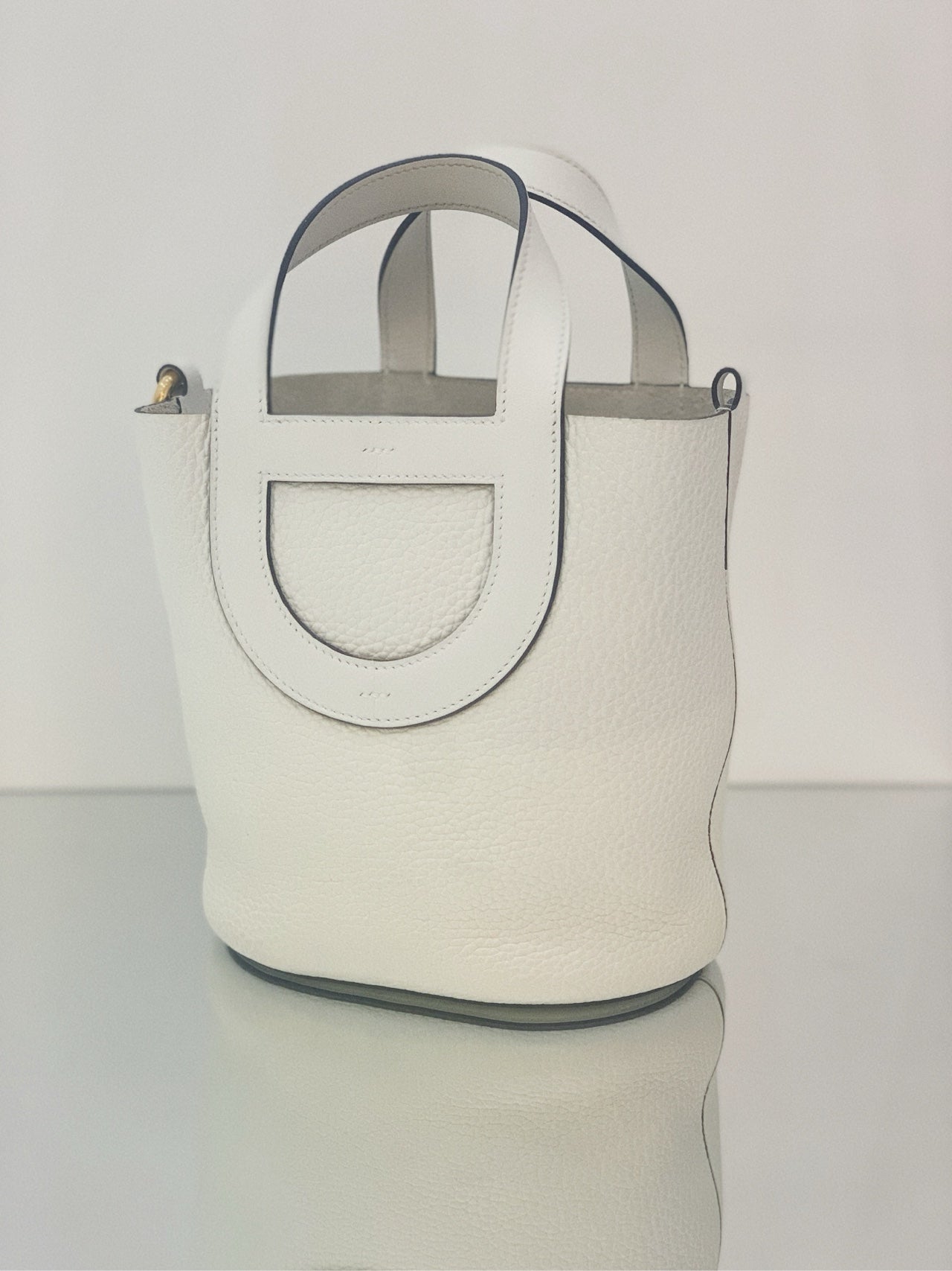 Hermès - In The Loop 18 - Togo Clemence leather - White - (mini)
