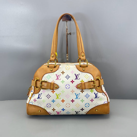 Louis Vuitton - Monogram Multicolore Tote Bag - Coated canvas, Vachetta leather - White, Multicolour - (Medium)