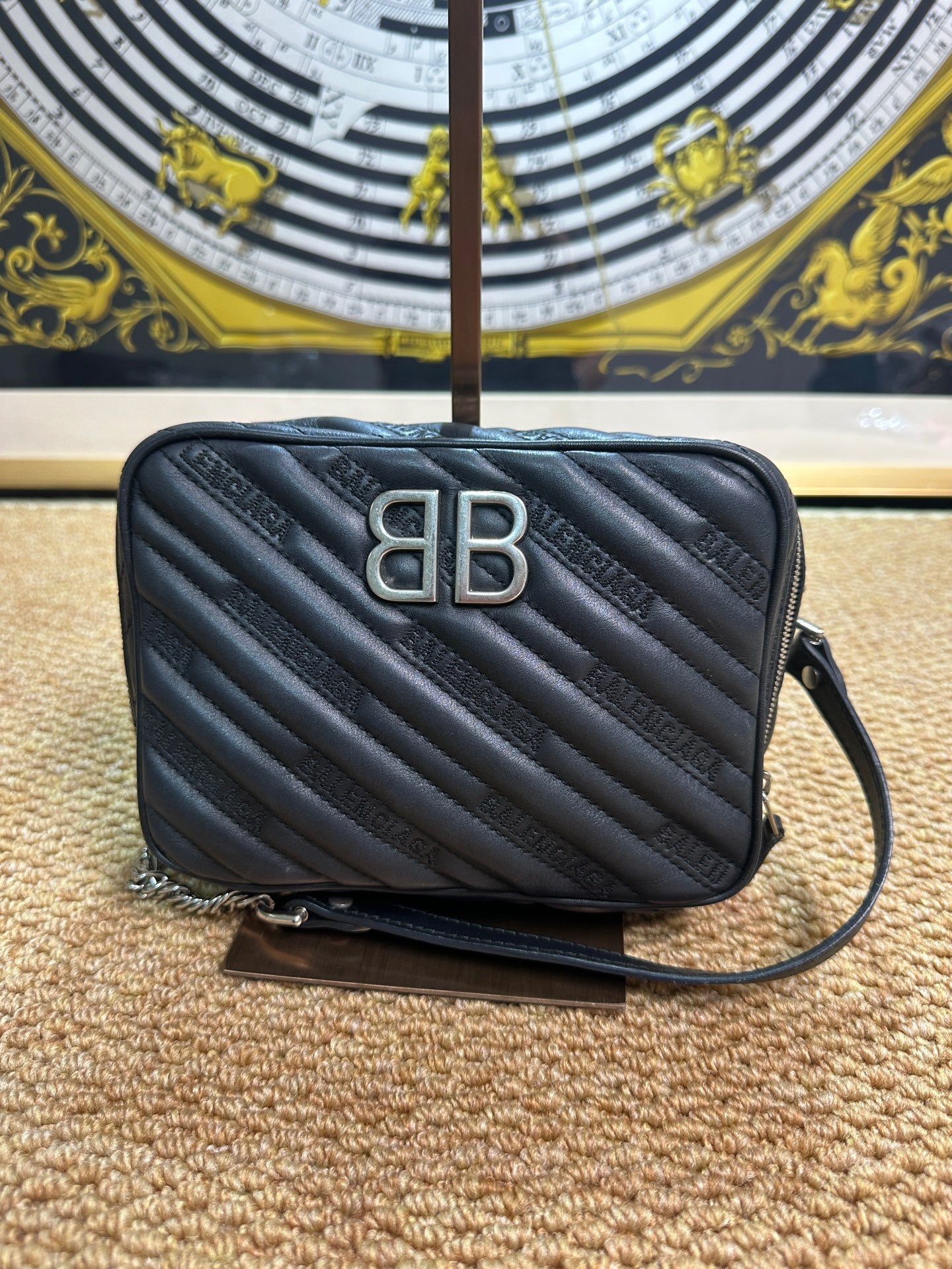 Balenciaga - Camera Bag - Calfskin leather - Black - (small)