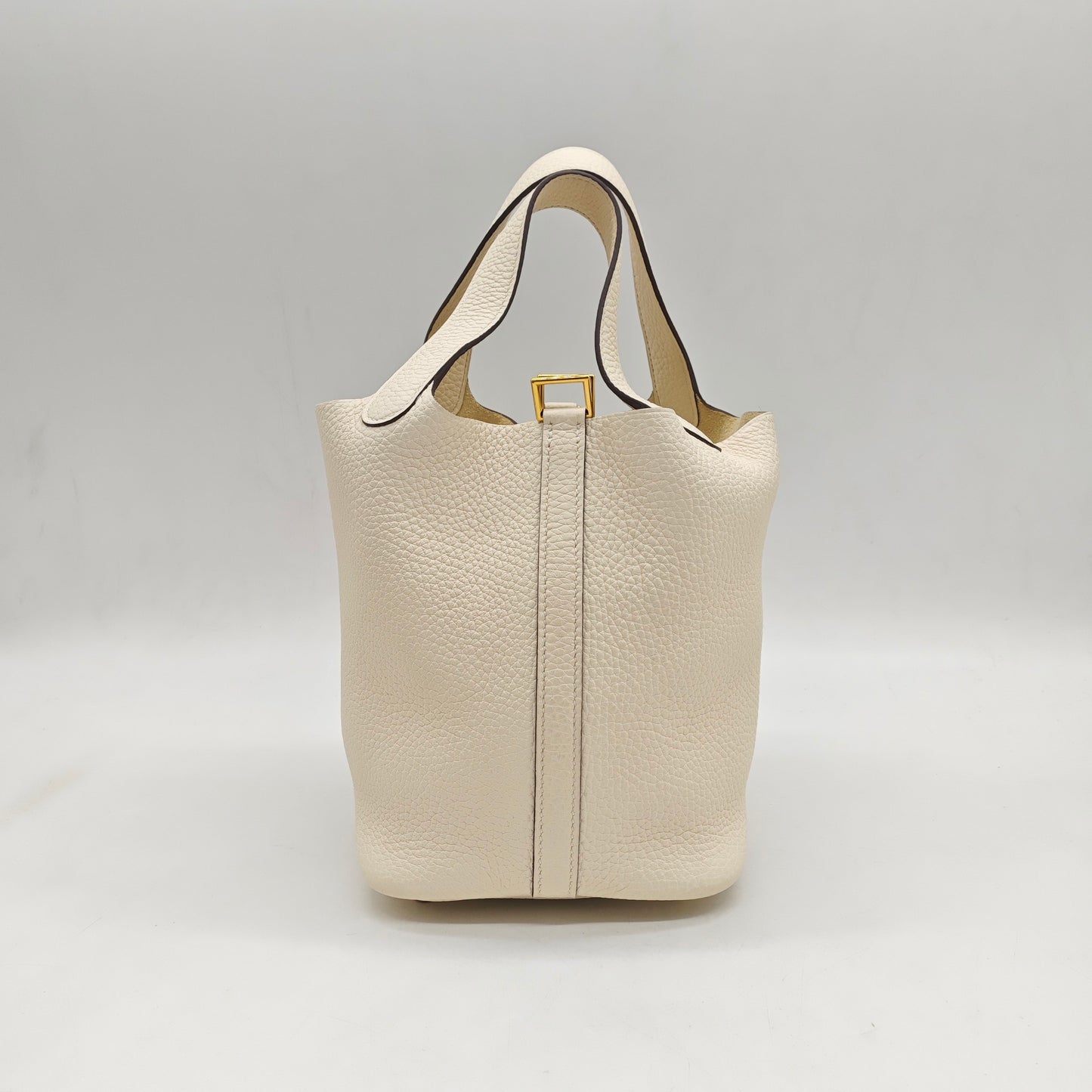 Hermès - Picotin Lock 18 - Togo leather - Creamy White with Gold-Tone Hardware - (mini)