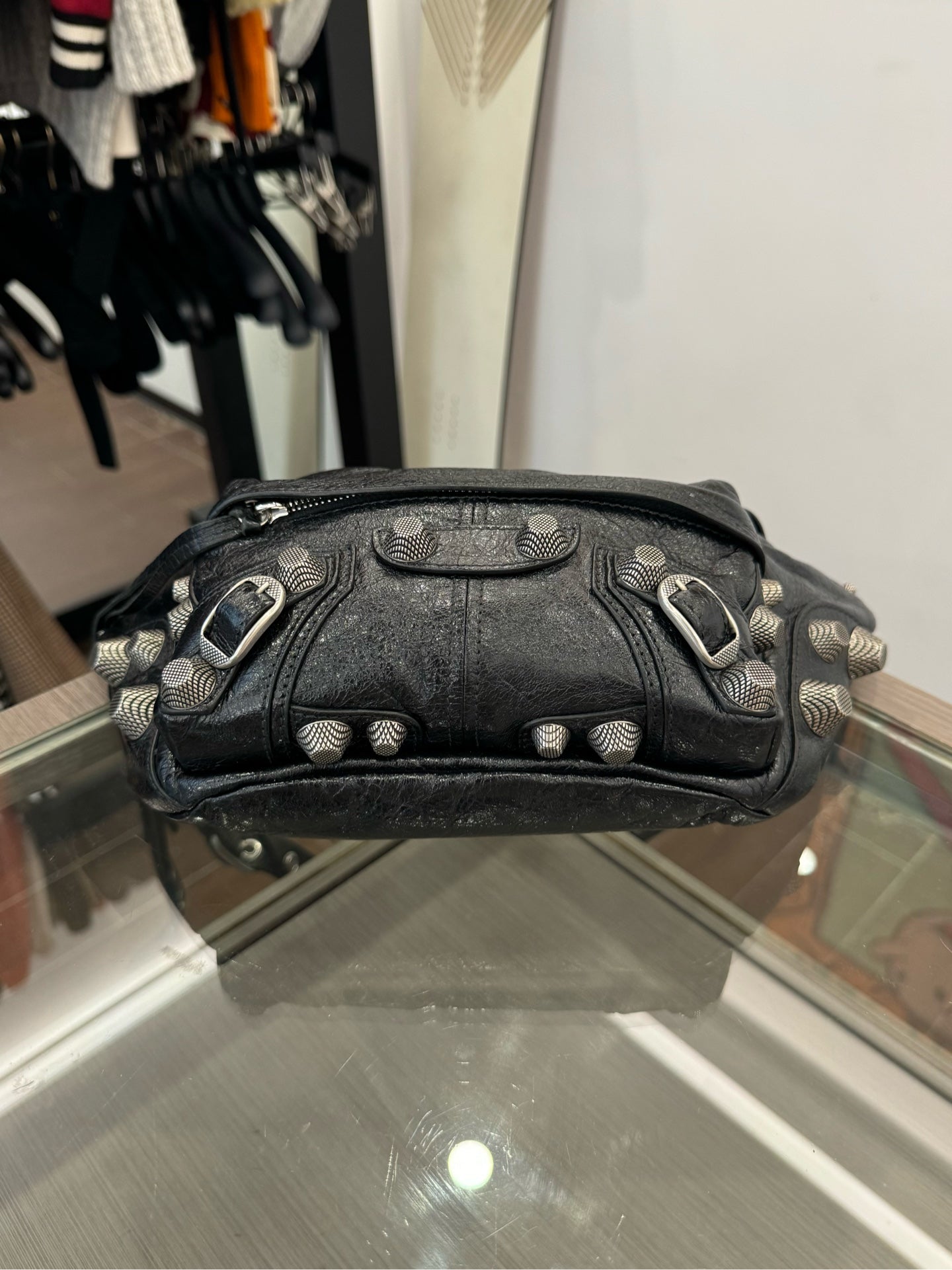 Balenciaga - Cagole - Leather - Black - (Medium)