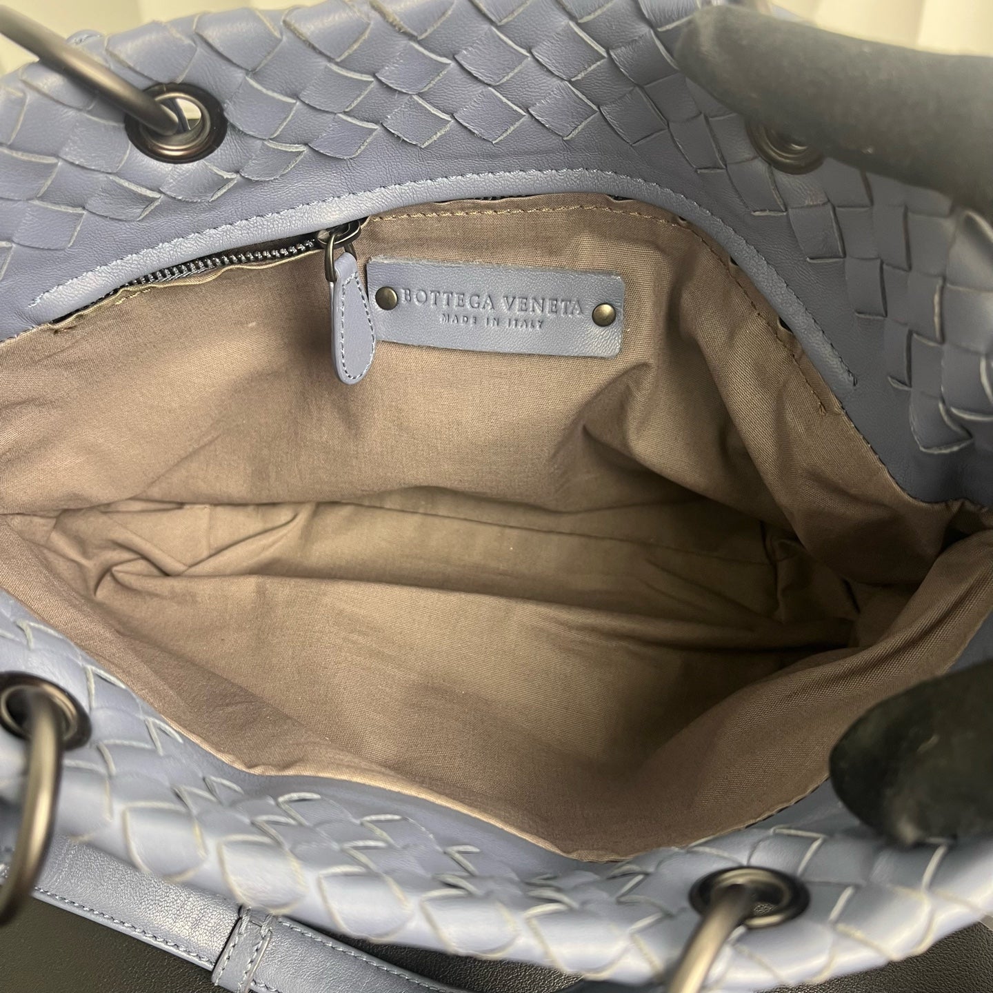 Bottega Veneta - Roma Tote - Lambskin leather - Blue - (medium)