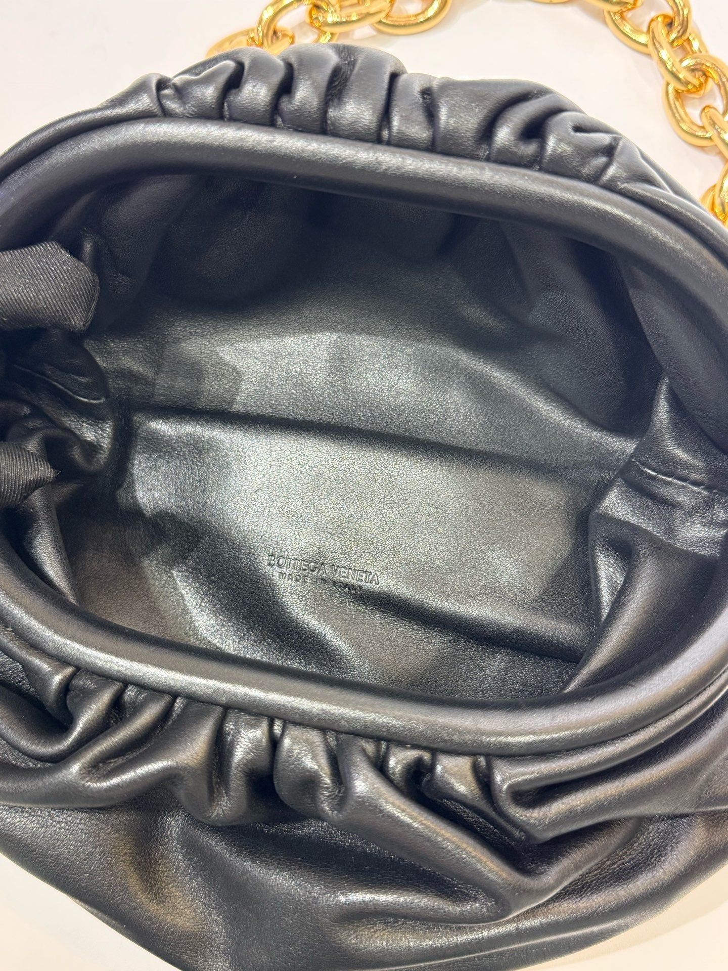 Bottega Veneta - The Chain Pouch - Leather - Black - (mini)