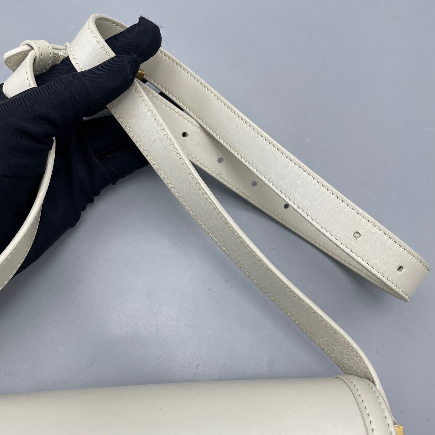 Saint Laurent - Solferino - Leather - White - (small)