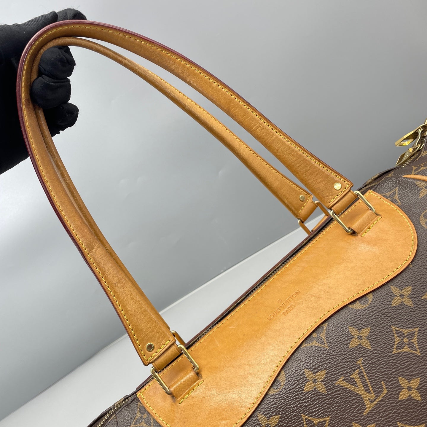 Louis Vuitton - Estrela Tote Bag - Monogram coated canvas with Vachetta leather trim - Brown - (medium)