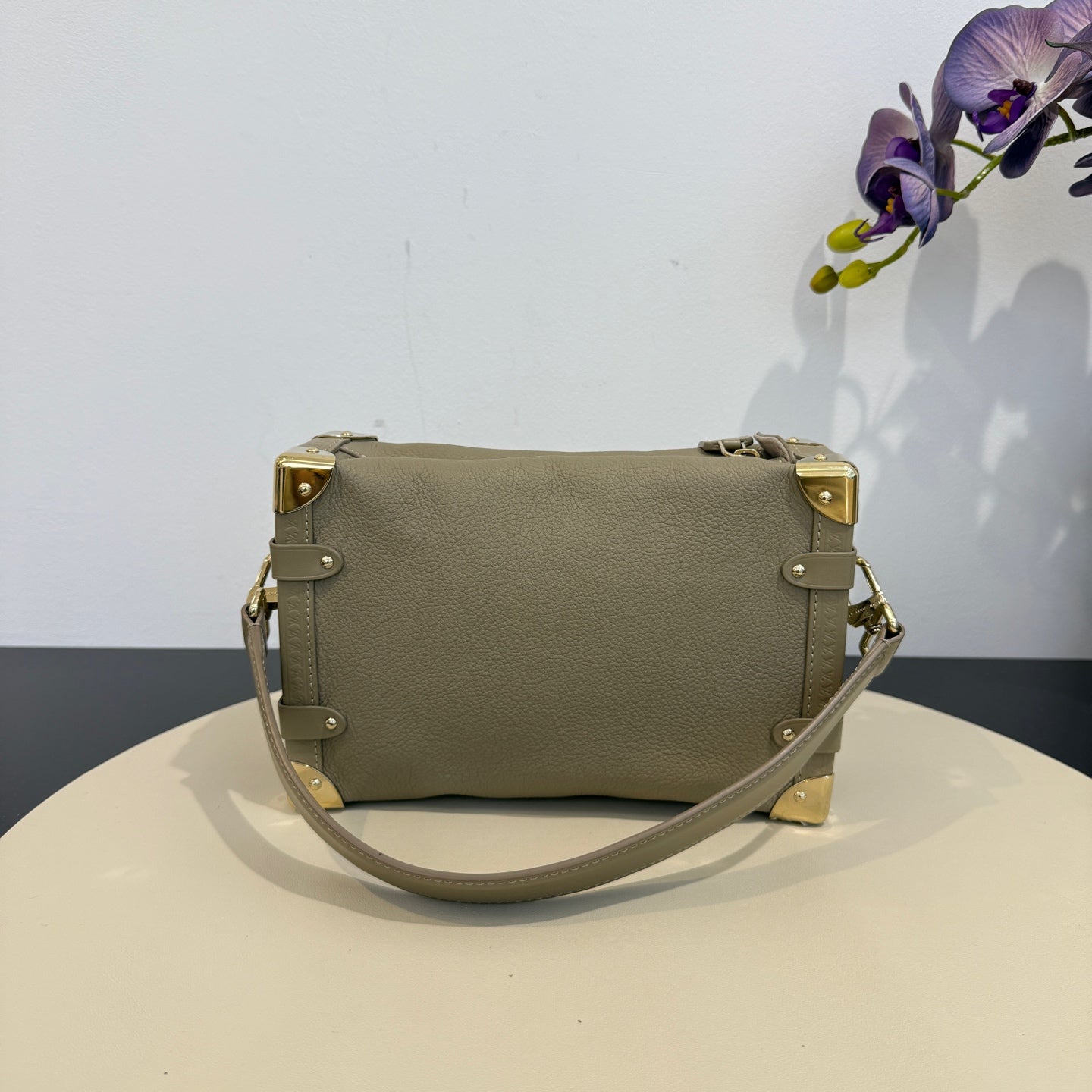 Louis Vuitton - Side Trunk - Grained leather - Grey - (mini)