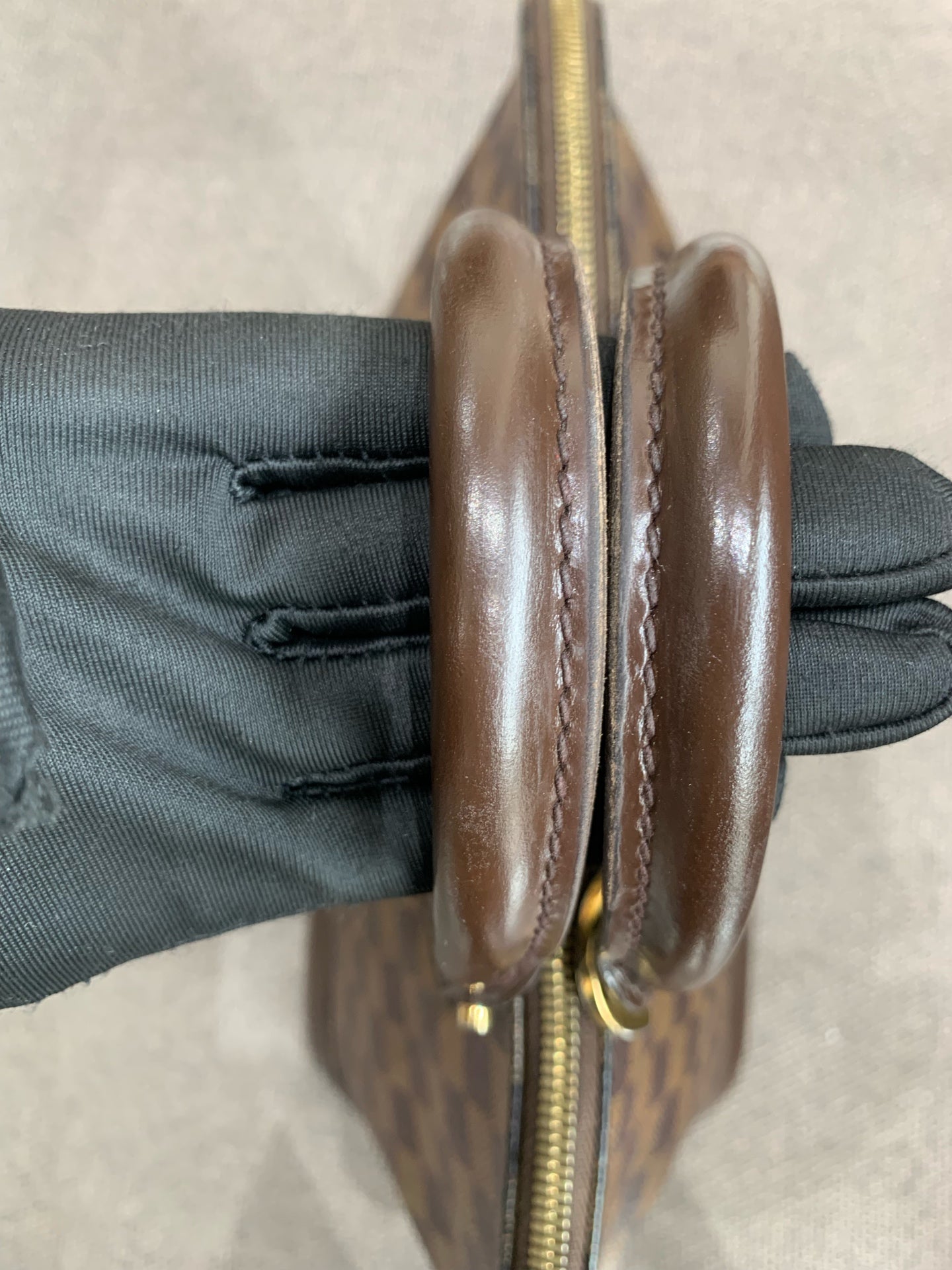 Louis Vuitton - Alma PM - Damier Ebene coated canvas with smooth leather trim - Brown - (Medium)