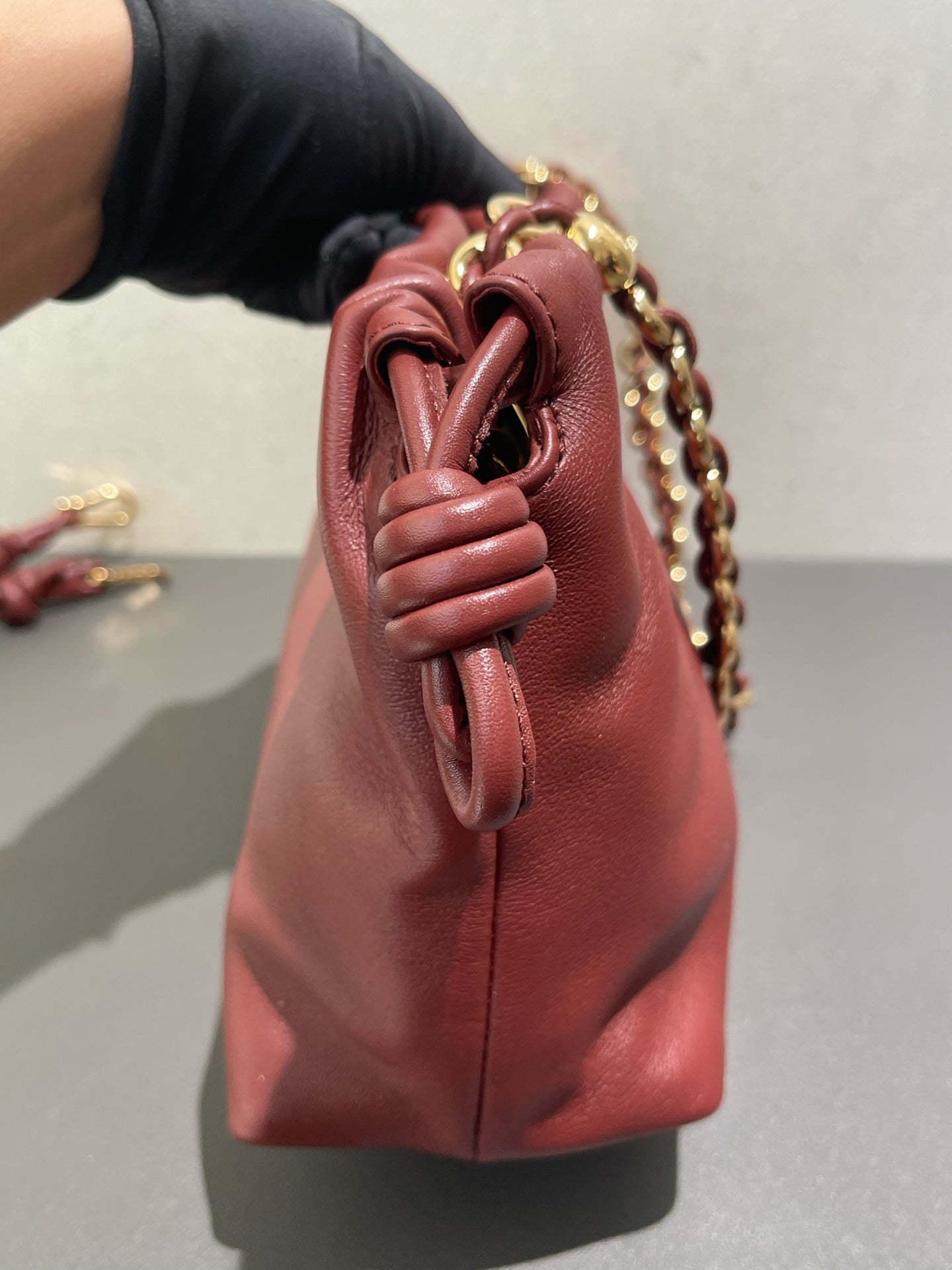 Loewe - Flamenco Purse - Leather - Burgundy - (Medium)