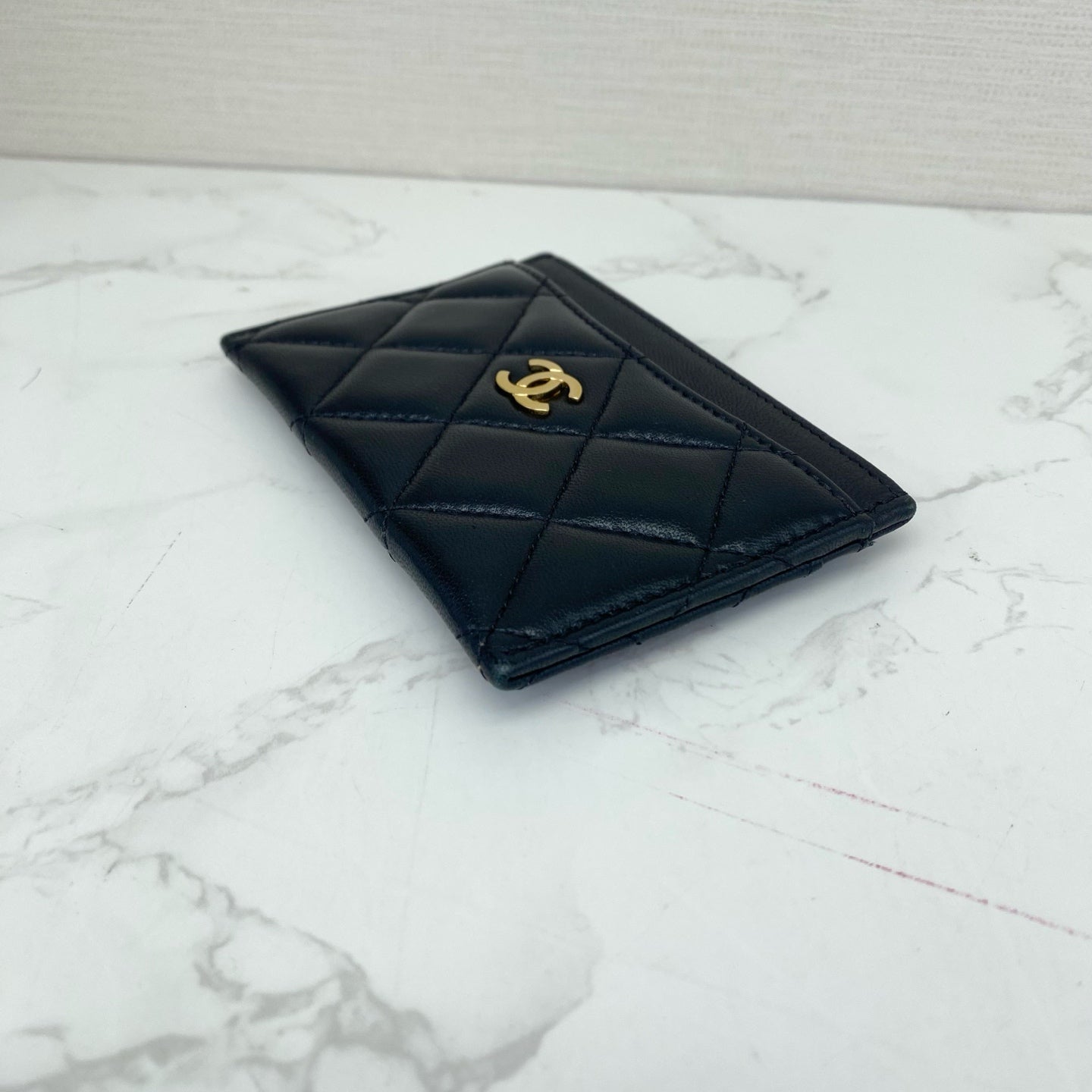 Chanel - Classic Flap Cardholder - Lambskin leather - Black - (small)