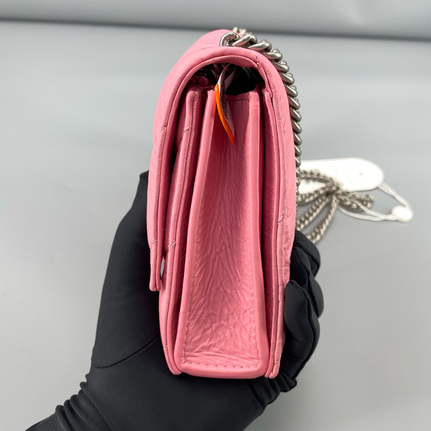Balenciaga - Hourglass Chain Wallet - Leather - Pink - (mini)